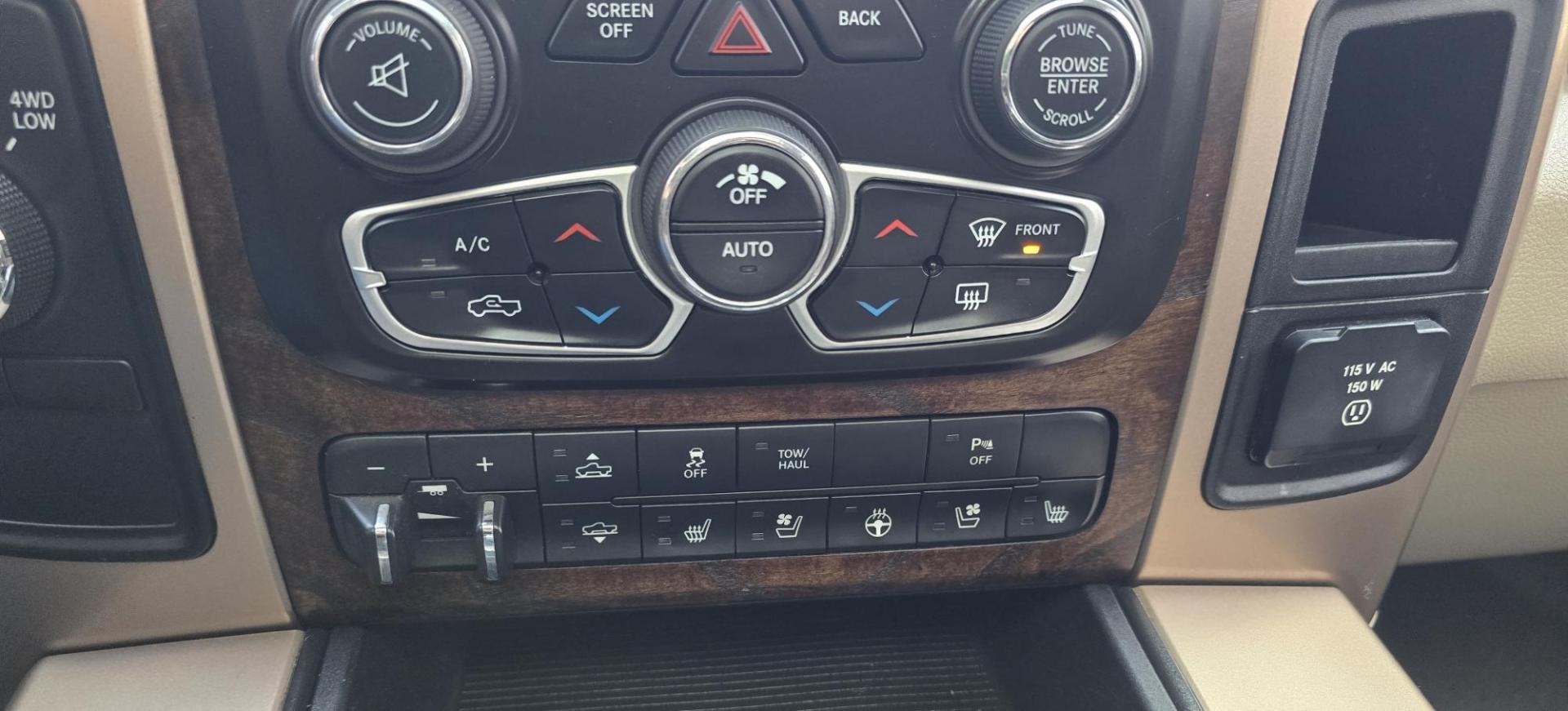 2013 Black /Brown RAM 1500 Laramie Longhorn Laramie Longhorn (1C6RR7PTXDS) with an 5.7L V8 engine, Automatic transmission, located at 450 N Russell, Missoula, MT, 59801, (406) 543-6600, 46.874496, -114.017433 - Photo#21