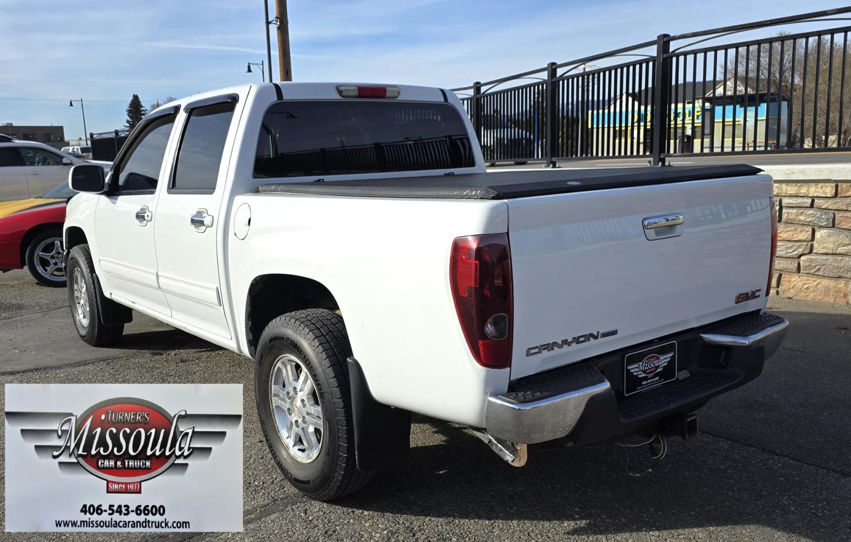 2011 White /Black GMC Canyon SLE Crew Cab 4WD (1GTH6MFE1B8) with an 3.7L L5 DOHC 20V engine, Automatic transmission, located at 450 N Russell, Missoula, MT, 59801, (406) 543-6600, 46.874496, -114.017433 - Very Desirable Sized 4WD Pickup. 3.7L I5 Engine. Automatic Transmission. Air. Cruise. Tilt. Power Windows and Locks. Tonnreau Cover. Excellent Tread Tires. Clean Title and Carfax. We Finance through local Credit Unions. We do NOT offer In House (Buy Here Pay Here) Financing. - Photo#8