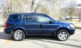 2004 Blue /Black Honda Pilot EX w/ Leather and DVD (2HKYF18664H) with an 3.5L V6 SOHC 24V engine, 5-Speed Automatic Overdrive transmission, located at 450 N Russell, Missoula, MT, 59801, (406) 543-6600, 46.874496, -114.017433 - Great Running AWD Honda. 3.5L V6 Engine. 3rd Row Seating. Heated Front Seats. Power Drivers Seat. Rear Entertainment. Air. Cruise. Tilt. Power Windows and Locks. Remote Start. Has some rust and the front seats are worn. Has an Air Bag Light so we are selling AS-IS. Clean Title and Carfax. No Fina - Photo#0