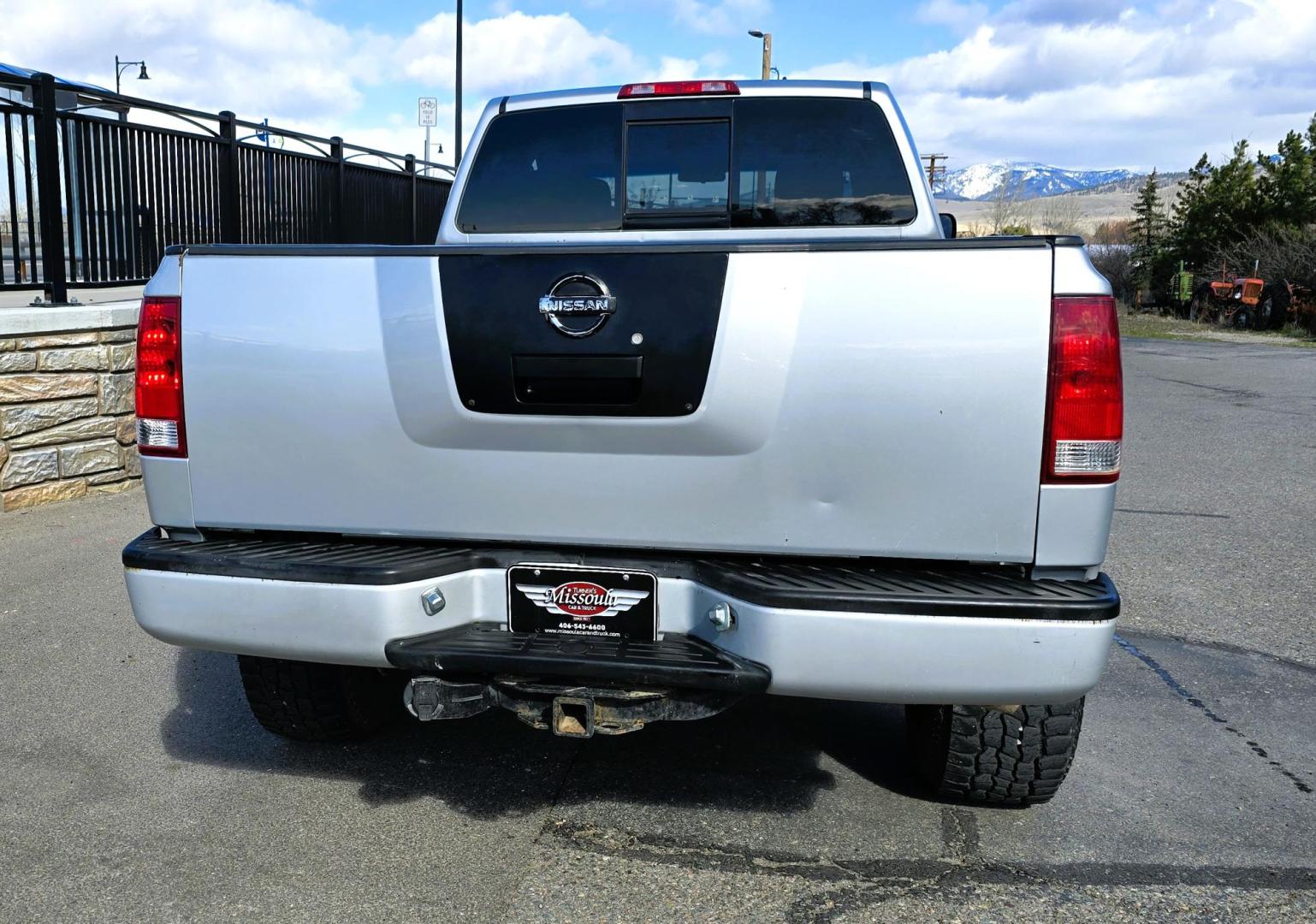 2004 Silver /Black Nissan Titan XE Club Cab 4WD (1N6AA06BX4N) with an 5.6L V8 DOHC 32V engine, 5-Speed Automatic Overdrive transmission, located at 450 N Russell, Missoula, MT, 59801, (406) 543-6600, 46.874496, -114.017433 - Beefy 4WD Nissan Titan with the Powerful 5.6L V8 Engine. Automatic Transmission. Comes with Nice Moto Metal Wheels and Open Range All Terrain Tires. Lifted . Air Conditioning. Aftermarket Kenwood CD Player. Because of the age, our lenders do NOT financing on this Vehicle and we do NOT offer - Photo#5