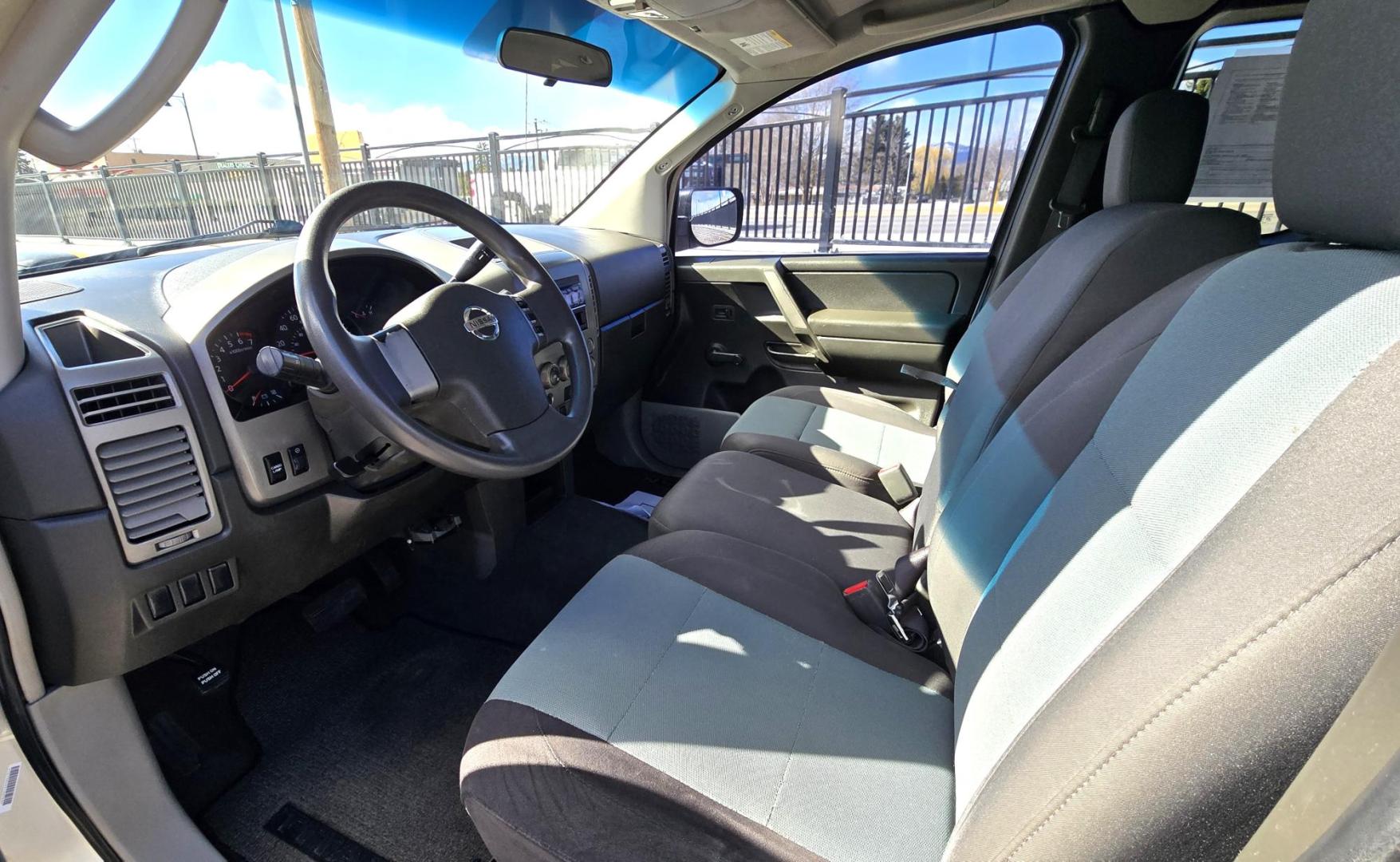 2004 Silver /Black Nissan Titan XE Club Cab 4WD (1N6AA06BX4N) with an 5.6L V8 DOHC 32V engine, 5-Speed Automatic Overdrive transmission, located at 450 N Russell, Missoula, MT, 59801, (406) 543-6600, 46.874496, -114.017433 - Beefy 4WD Nissan Titan with the Powerful 5.6L V8 Engine. Automatic Transmission. Comes with Nice Moto Metal Wheels and Open Range All Terrain Tires. Lifted . Air Conditioning. Aftermarket Kenwood CD Player. Because of the age, our lenders do NOT financing on this Vehicle and we do NOT offer - Photo#11