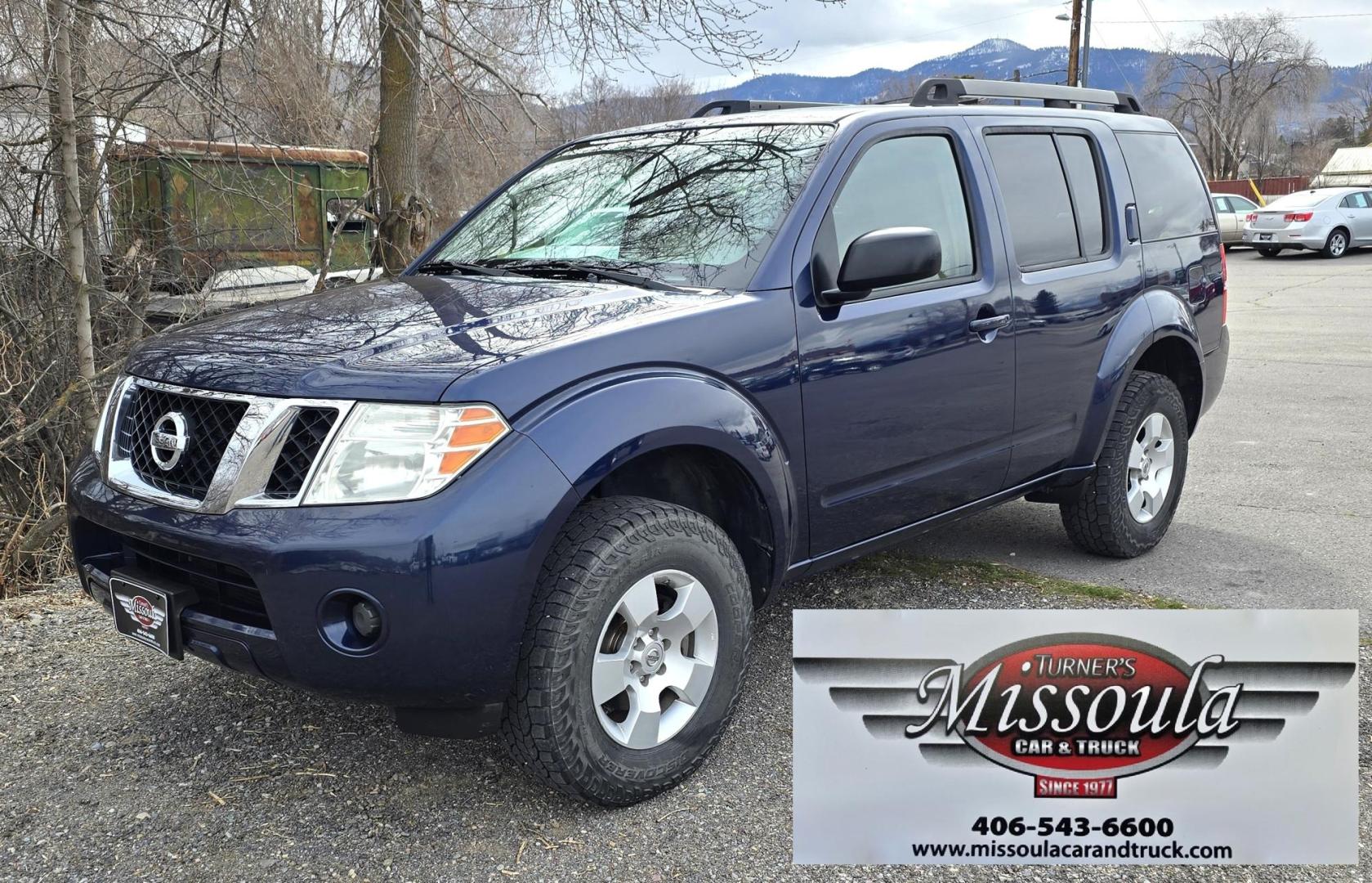 2011 Blue /Tan Nissan Pathfinder LE 4WD (5N1AR1NBXBC) with an 4.0L V6 DOHC 24V engine, 5-Speed Automatic transmission, located at 450 N Russell, Missoula, MT, 59801, (406) 543-6600, 46.874496, -114.017433 - Desirable 4WD SUV with 3rd Row Seats. 4.0L V6 Engine. 5 Speed Automatic Transmission. Air Conditioning. Power Windows and Locks. Good miles for the year. Runs and Drives Amazing. We Finance through local Credit Unions. We do NOT offer In House (Buy Here Pay Here) Financing. - Photo#8