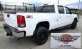 2013 White /Tan GMC Sierra 2500HD SLT Crew Cab 4WD (1GT121EG3DF) with an 6.0L V8 OHV 16V FFV engine, 6-Speed Automatic transmission, located at 450 N Russell, Missoula, MT, 59801, (406) 543-6600, 46.874496, -114.017433 - Very Clean 3/4 Ton 4WD Crewcab. Beefy 6.0L V8 Engine. 6 Speed Automatic Transmission. Power Heated Front Seats. Leather Seats. Navigation. Bluetooth Audio and Phone. AM FM CD Player. Backup Camera. Air. cruise. Tilt. Power Windows and Locks. Remote Start. Nice Custom Wheels. Grill Guard. Running Boa - Photo#2