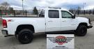 2013 White /Tan GMC Sierra 2500HD SLT Crew Cab 4WD (1GT121EG3DF) with an 6.0L V8 OHV 16V FFV engine, 6-Speed Automatic transmission, located at 450 N Russell, Missoula, MT, 59801, (406) 543-6600, 46.874496, -114.017433 - Very Clean 3/4 Ton 4WD Crewcab. Beefy 6.0L V8 Engine. 6 Speed Automatic Transmission. Power Heated Front Seats. Leather Seats. Navigation. Bluetooth Audio and Phone. AM FM CD Player. Backup Camera. Air. cruise. Tilt. Power Windows and Locks. Remote Start. Nice Custom Wheels. Grill Guard. Running Boa - Photo#1