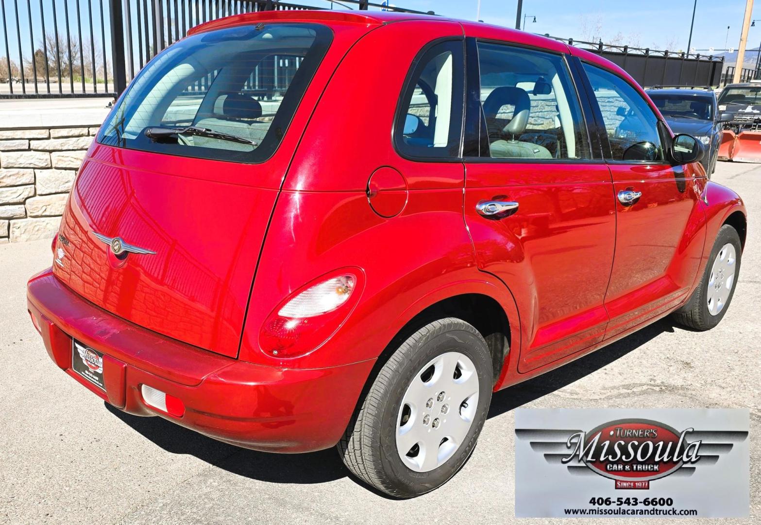 2009 Red /Gray Chrysler PT Cruiser Base (3A8FY48929T) with an 2.4L L4 DOHC 16V engine, 5 Speed Manual transmission, located at 450 N Russell, Missoula, MT, 59801, (406) 543-6600, 46.874496, -114.017433 - Beautiful Candy Apple Red PT Cruiser with under 69K Miles. 2.4L I4 Engine. Hard to find 5 Speed Manual Transmission with a brand NEW Clutch. Front Wheel Drive. Air Conditioning. Power Windows and Locks. Very Clean Inside and Out. Has a couple small dings. 2 Owner with a Clean Title and Carfax. W - Photo#3