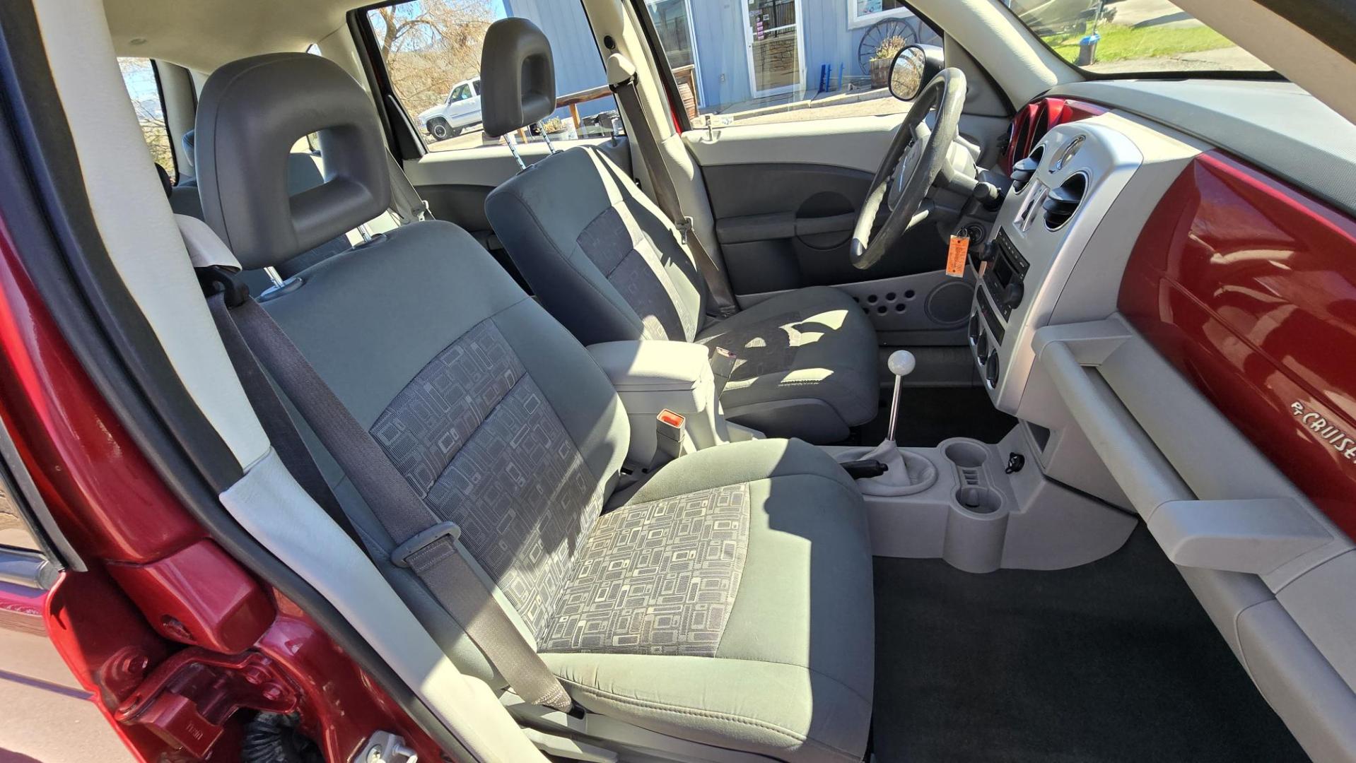 2009 Red /Gray Chrysler PT Cruiser Base (3A8FY48929T) with an 2.4L L4 DOHC 16V engine, 5 Speed Manual transmission, located at 450 N Russell, Missoula, MT, 59801, (406) 543-6600, 46.874496, -114.017433 - Beautiful Candy Apple Red PT Cruiser with under 69K Miles. 2.4L I4 Engine. Hard to find 5 Speed Manual Transmission with a brand NEW Clutch. Front Wheel Drive. Air Conditioning. Power Windows and Locks. Very Clean Inside and Out. Has a couple small dings. 2 Owner with a Clean Title and Carfax. W - Photo#11