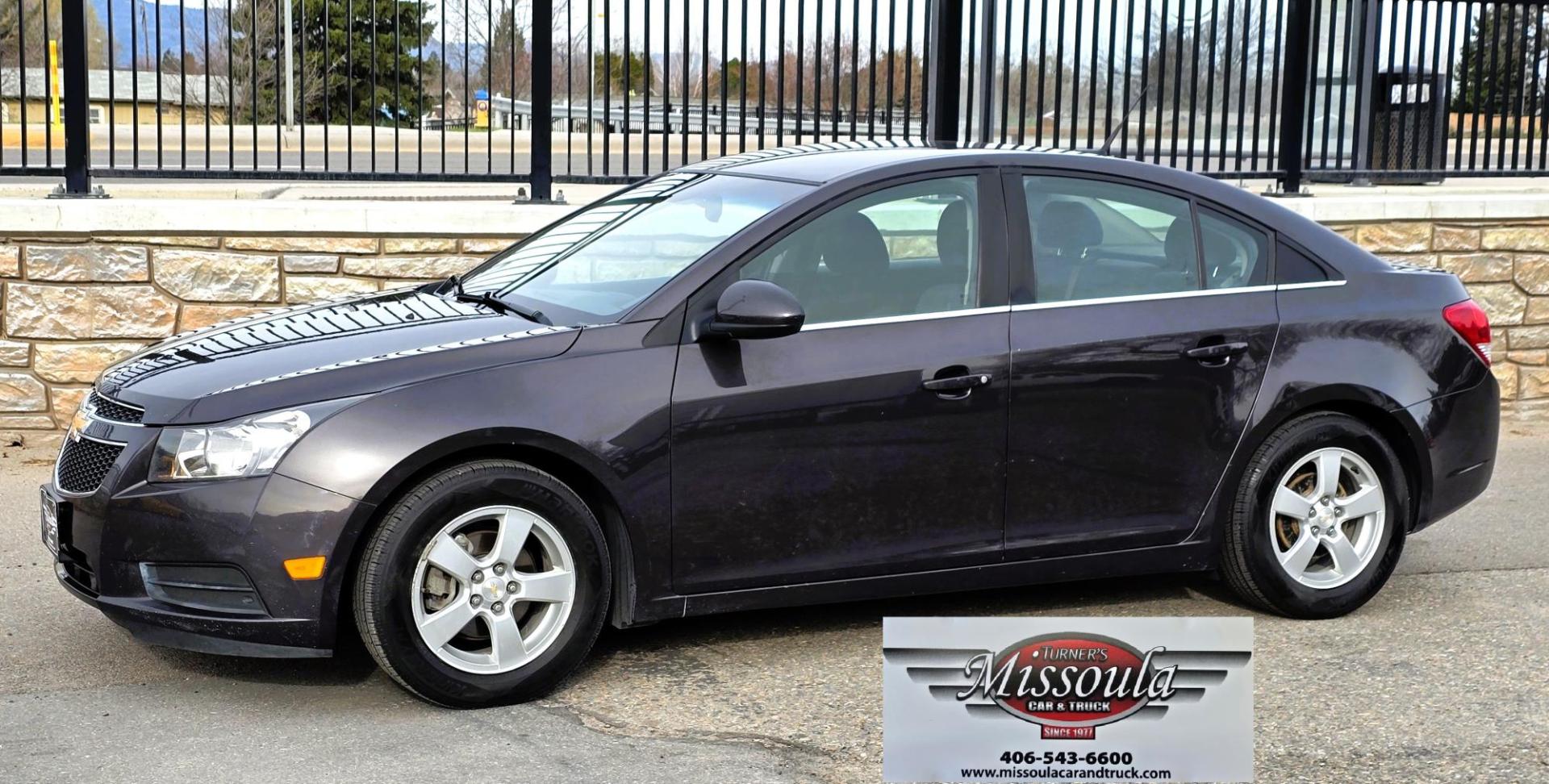 2014 Charcoal /Black Chevrolet Cruze 1LT Auto (1G1PC5SB0E7) with an 1.4L L4 DOHC 16V TURBO engine, 6-Speed Automatic transmission, located at 450 N Russell, Missoula, MT, 59801, (406) 543-6600, 46.874496, -114.017433 - Photo#7