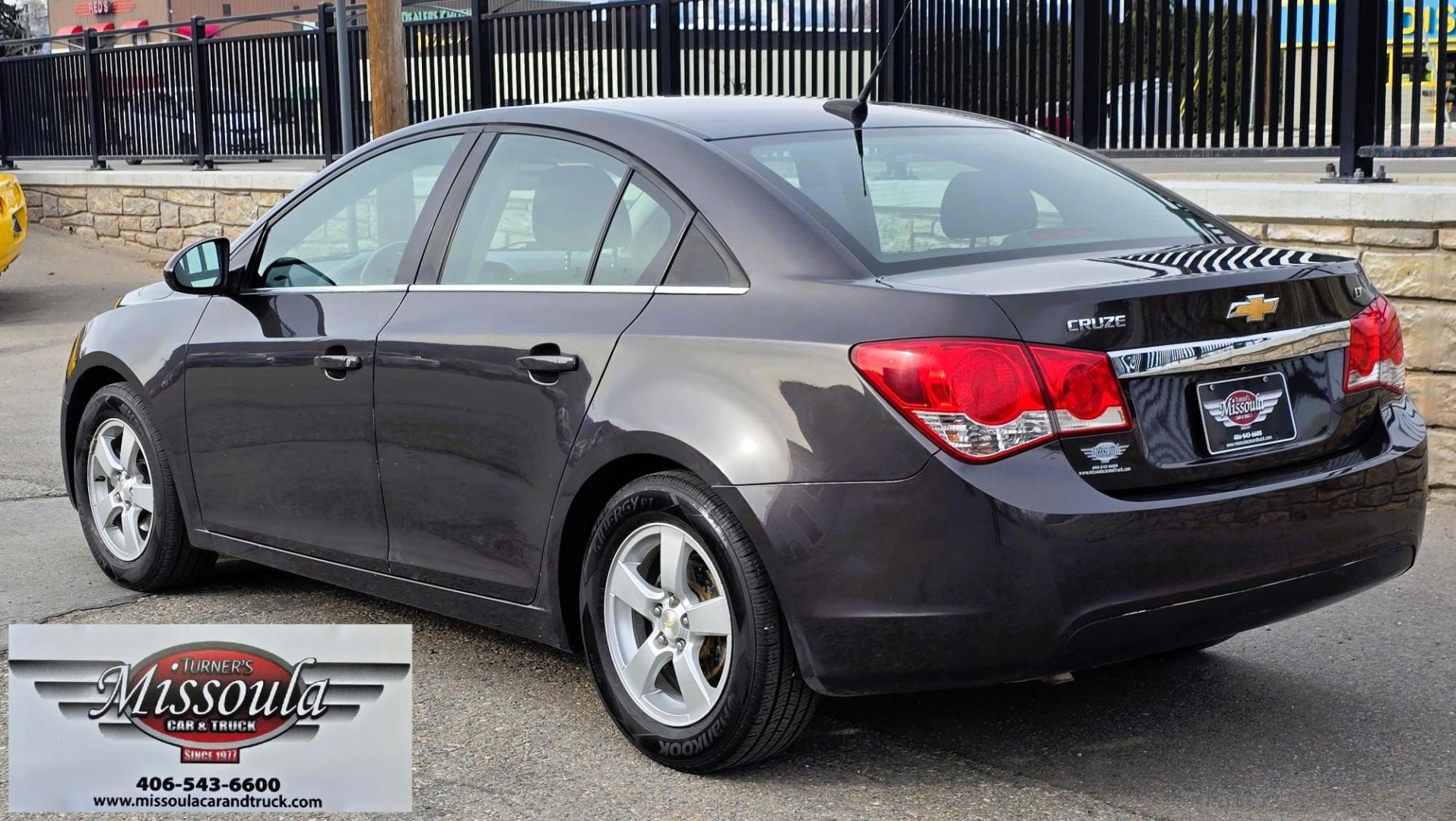 2014 Charcoal /Black Chevrolet Cruze 1LT Auto (1G1PC5SB0E7) with an 1.4L L4 DOHC 16V TURBO engine, 6-Speed Automatic transmission, located at 450 N Russell, Missoula, MT, 59801, (406) 543-6600, 46.874496, -114.017433 - Photo#9