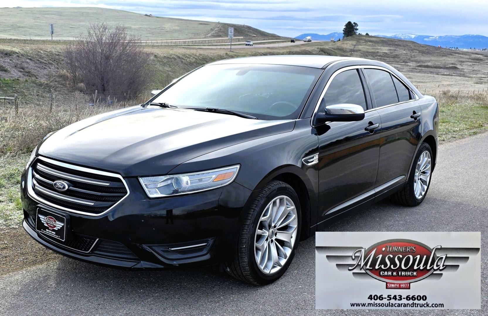 2013 Black /Black Ford Taurus Limited FWD (1FAHP2F88DG) with an 3.5L V6 DOHC 24V engine, 6-Speed Automatic transmission, located at 450 N Russell, Missoula, MT, 59801, (406) 543-6600, 46.874496, -114.017433 - Classy Looking Ford Taurus. Zippy 3.5L V8 also gives you solid fuel economy. 6 Speed Automatic Transmission. Air. Cruise. Tilt. Backup Camera. AM FM CD Player. Bluetooth Audio and Phone Connection. Front Wheel Drive. Power Windows and Locks. Remote Ignition. We Finance through local Credit Union - Photo#3