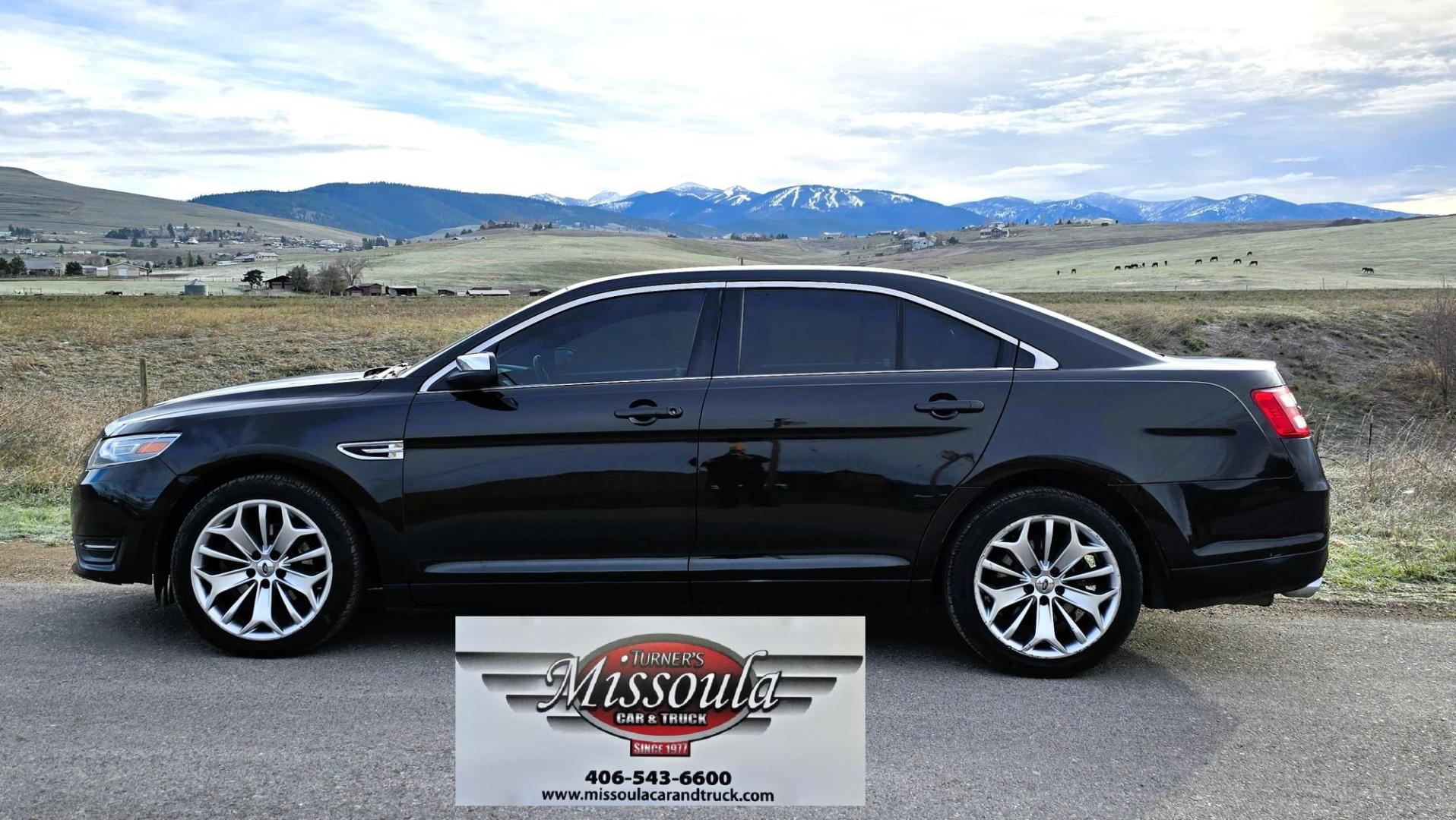 2013 Black /Black Ford Taurus Limited FWD (1FAHP2F88DG) with an 3.5L V6 DOHC 24V engine, 6-Speed Automatic transmission, located at 450 N Russell, Missoula, MT, 59801, (406) 543-6600, 46.874496, -114.017433 - Classy Looking Ford Taurus. Zippy 3.5L V8 also gives you solid fuel economy. 6 Speed Automatic Transmission. Air. Cruise. Tilt. Backup Camera. AM FM CD Player. Bluetooth Audio and Phone Connection. Front Wheel Drive. Power Windows and Locks. Remote Ignition. We Finance through local Credit Union - Photo#0