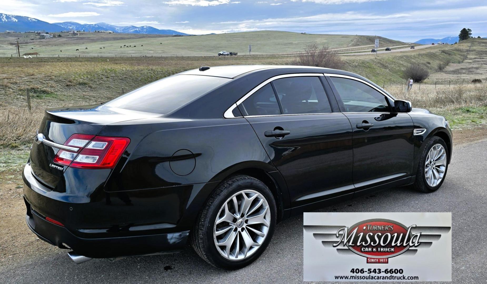 2013 Black /Black Ford Taurus Limited FWD (1FAHP2F88DG) with an 3.5L V6 DOHC 24V engine, 6-Speed Automatic transmission, located at 450 N Russell, Missoula, MT, 59801, (406) 543-6600, 46.874496, -114.017433 - Classy Looking Ford Taurus. Zippy 3.5L V8 also gives you solid fuel economy. 6 Speed Automatic Transmission. Air. Cruise. Tilt. Backup Camera. AM FM CD Player. Bluetooth Audio and Phone Connection. Front Wheel Drive. Power Windows and Locks. Remote Ignition. We Finance through local Credit Union - Photo#8