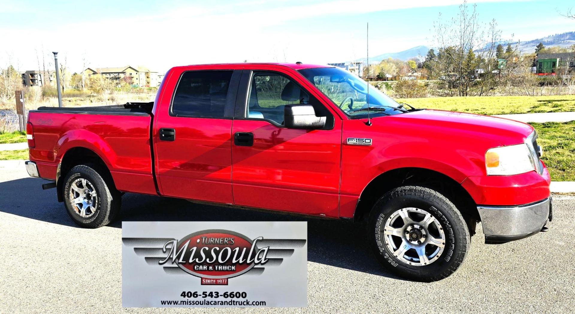 2008 Red /Gray Ford F-150 FX4 SuperCrew (1FTPW14V08K) with an 5.4L V8 SOHC 24V FFV engine, 4-Speed Automatic Overdrive transmission, located at 450 N Russell, Missoula, MT, 59801, (406) 543-6600, 46.874496, -114.017433 - Very Clean and Straight Ford F150 4WD. Excellent Miles! 5.4L V8 Engine. Automatic Transmission. Power Windows and Locks. Air Conditioning. Cruise Control. Tilt. Adjustable Foot Pedals. Power Drivers Seat. Tonneau Cover. Clean Title and Carfax. We Finance through local Credit Unions. We do NOT off - Photo#5