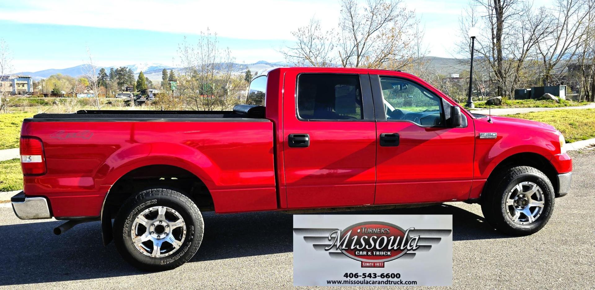 2008 Red /Gray Ford F-150 FX4 SuperCrew (1FTPW14V08K) with an 5.4L V8 SOHC 24V FFV engine, 4-Speed Automatic Overdrive transmission, located at 450 N Russell, Missoula, MT, 59801, (406) 543-6600, 46.874496, -114.017433 - Very Clean and Straight Ford F150 4WD. Excellent Miles! 5.4L V8 Engine. Automatic Transmission. Power Windows and Locks. Air Conditioning. Cruise Control. Tilt. Adjustable Foot Pedals. Power Drivers Seat. Tonneau Cover. Clean Title and Carfax. We Finance through local Credit Unions. We do NOT off - Photo#4