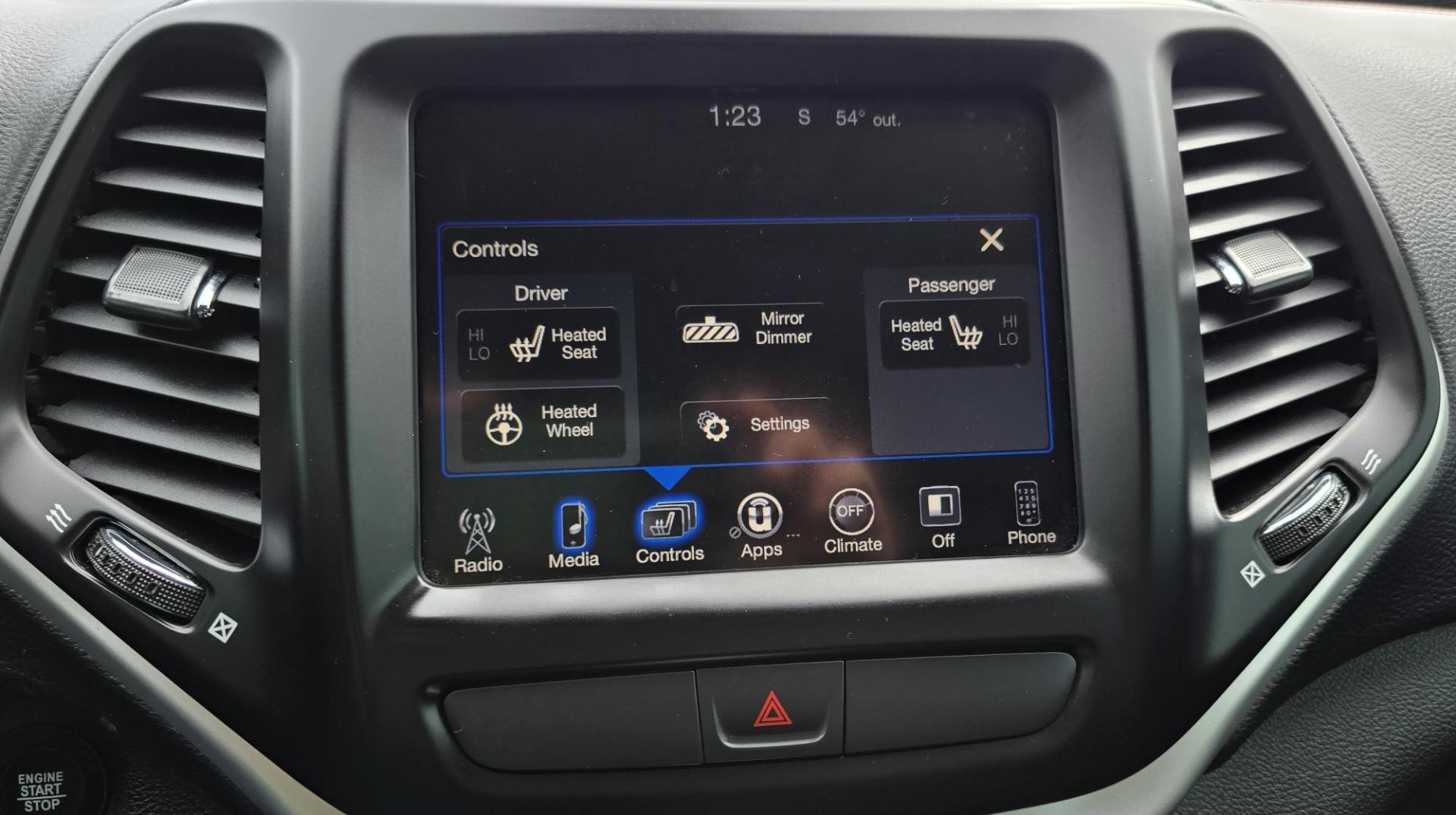 2016 Black /Black Jeep Cherokee Trailhawk 4WD (1C4PJMBS2GW) with an 3.2L V6 DOHC 24V engine, 9A transmission, located at 450 N Russell, Missoula, MT, 59801, (406) 543-6600, 46.874496, -114.017433 - Excellent All Around 4WDSUV. Elegant enough for that night on the town, yet Rugged enough for a trip in the Mountains. 3.2L V6 Engine. 9 Speed Automatic Transmission with option manual shifting. Heated Leather Front Seats. Dual Climate Control. Heated Steering Wheel. Touch Screen AM FM SAT. Bluetoot - Photo#16