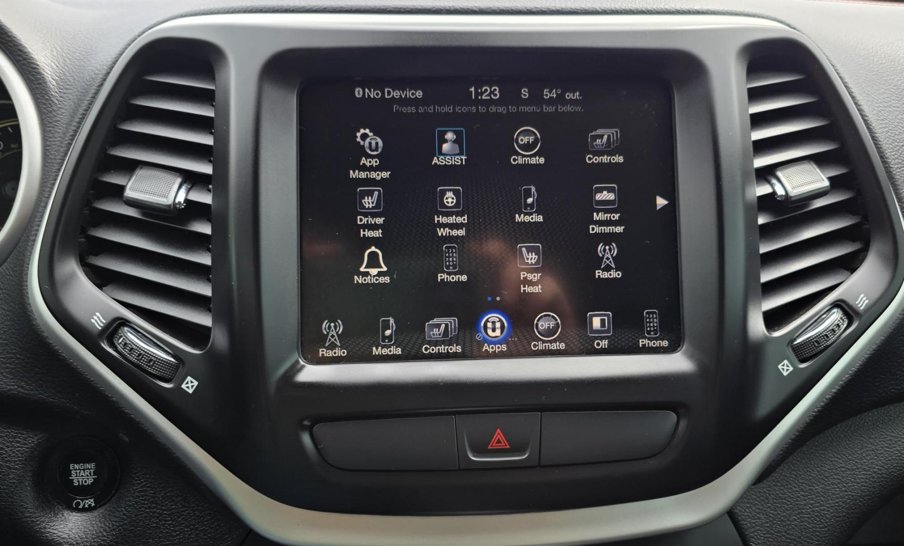 2016 Black /Black Jeep Cherokee Trailhawk 4WD (1C4PJMBS2GW) with an 3.2L V6 DOHC 24V engine, 9A transmission, located at 450 N Russell, Missoula, MT, 59801, (406) 543-6600, 46.874496, -114.017433 - Excellent All Around 4WDSUV. Elegant enough for that night on the town, yet Rugged enough for a trip in the Mountains. 3.2L V6 Engine. 9 Speed Automatic Transmission with option manual shifting. Heated Leather Front Seats. Dual Climate Control. Heated Steering Wheel. Touch Screen AM FM SAT. Bluetoot - Photo#17