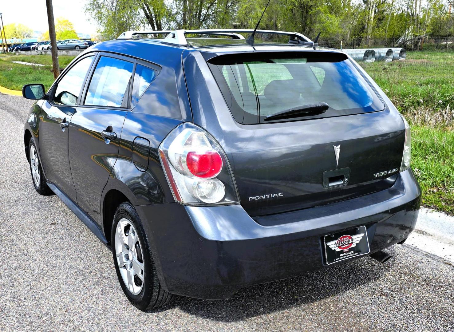 2010 Grey /Black Pontiac Vibe AWD (5Y2SM6E03AZ) with an 2.4L L4 DOHC 16V engine, 4-Speed Automatic transmission, located at 450 N Russell, Missoula, MT, 59801, (406) 543-6600, 46.874496, -114.017433 - Cute Little 2 Owner All Wheel Drive. Economical 2.4L I4 Engine. Automatic Transmission. Air. Cruise. Tilt Power Windows and Licks. Aftermarket AM FM CD Player. Clean Title and CarFax. We Finance through local Credit Unions. We do NOT offer In House (Buy Here Pay Here) Financing. - Photo#9