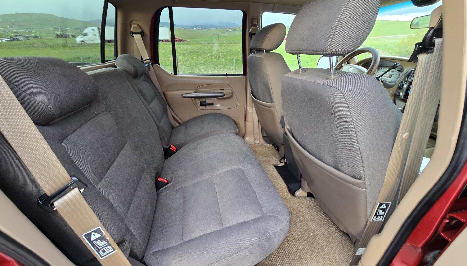 2001 Red /Grey Ford Explorer Sport Trac 4WD (1FMZU77E71U) with an 4.0L V6 SOHC 12V engine, Automatic transmission, located at 450 N Russell, Missoula, MT, 59801, (406) 543-6600, 46.874496, -114.017433 - Very Popular 4WD Ford Explorer Sport Trac. 4.0L V6 Engine. Automatic Transmission. Very Clean Interior. Air. Cruise. Tilt. Power Windows and Locks. Nice After Market Kenwood Stereo with Bluetooth. Clean Title and Carfax. This won't last long. Because of the age, our lenders do NOT offer financing - Photo#9