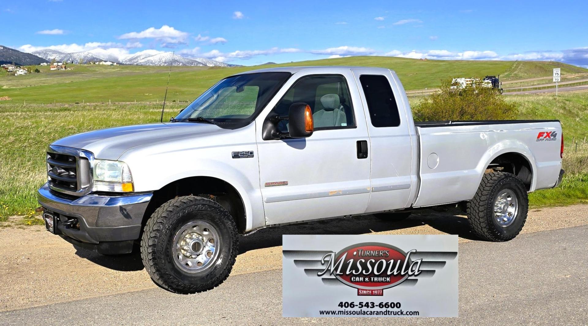 2003 Silver /Gray Ford F-250 SD XLT SuperCab 4WD (1FTNX21P43E) with an 6.0L V8 OHV 32V TURBO DIESEL engine, 6 Speed Manual transmission, located at 450 N Russell, Missoula, MT, 59801, (406) 543-6600, 46.874496, -114.017433 - Practically a Unicorn. 2 Owner Long Box 6.0 PowerStroke Diesel with a 6 Speed Manual Transmission. The Ultimate Work Truck. Power Drivers Seat. Air. Cruise. Tilt. Power Windows and Locks. Excellent Tires. AM FM CD Changer. Because of the age, our lenders do NOT offer financing on this vehicle. - Photo#3