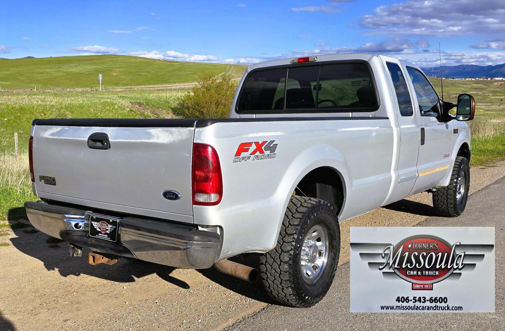 2003 Silver /Gray Ford F-250 SD XLT SuperCab 4WD (1FTNX21P43E) with an 6.0L V8 OHV 32V TURBO DIESEL engine, 6 Speed Manual transmission, located at 450 N Russell, Missoula, MT, 59801, (406) 543-6600, 46.874496, -114.017433 - Practically a Unicorn. 2 Owner Long Box 6.0 PowerStroke Diesel with a 6 Speed Manual Transmission. The Ultimate Work Truck. Power Drivers Seat. Air. Cruise. Tilt. Power Windows and Locks. Excellent Tires. AM FM CD Changer. Because of the age, our lenders do NOT offer financing on this vehicle. - Photo#8