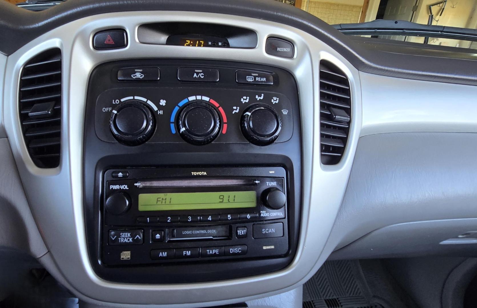 2004 Green /Tan Toyota Highlander Limited V6 4WD (JTEEP21AX40) with an 3.3L V6 DOHC 24V engine, 5-Speed Automatic Overdrive transmission, located at 450 N Russell, Missoula, MT, 59801, (406) 543-6600, 46.874496, -114.017433 - Another Clean Toyota AWD SUV. Strong 3.3L V6 Engine Automatic Transmission. 3rd Row Seating. Cold Air Conditioning. Cruise Control. Tilt Steering. Power Windows and Locks. AM FM CD Player. Tires are excellent. Clean Title and Carfax. It's a AWD Toyota so it won't last long. Because oft he age, ou - Photo#13