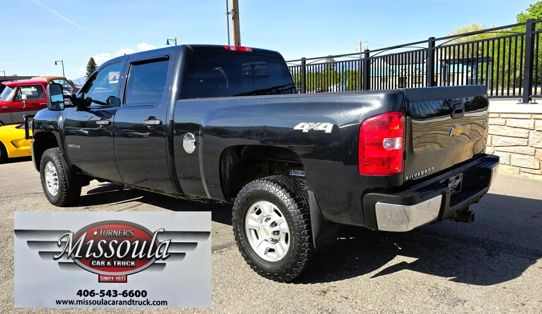 2010 Black /Black Chevrolet Silverado 2500HD LT1 Crew Cab 4WD (1GC4KXBG4AF) with an 6.0L V8 OHV 16V FFV engine, 6-Speed Automatic transmission, located at 450 N Russell, Missoula, MT, 59801, (406) 543-6600, 46.874496, -114.017433 - Nice Heavy Duty 3/4 Ton 4WD. 6.0L V8 Engine. 6 Speed Automatic Transmission. Air Conditioning. Cruise Control. Tilt Wheel. Adjustable Foot Pedals. Power Windows and Locks. Built In Electronic Trailer Brake. Set up for Towing. Gooseneck Ball. Clean Title and Carfax. We Finance through local Credi - Photo#9