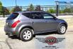 2006 Grey /Black Nissan Murano SL AWD (JN8AZ08W06W) with an 3.5L V6 DOHC 24V engine, Automatic CVT Overdrive transmission, located at 450 N Russell, Missoula, MT, 59801, (406) 543-6600, 46.874496, -114.017433 - Solid AWD SUV with lots of features for it's age. 3.5L V6 Engine. Automatic Transmission. Air. Cruise. Tilt. Power Windows and Locks. Sun Roof. Power, Heated Front Seats. Bose CD and Cassette Stereo. Backup Camera. Tires are in Excellent Condition. Because oft he age, our lenders do NOT offer fin - Photo#1
