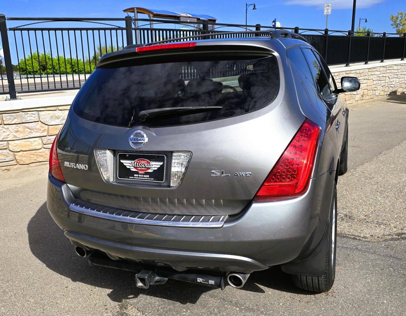 2006 Grey /Black Nissan Murano SL AWD (JN8AZ08W06W) with an 3.5L V6 DOHC 24V engine, Automatic CVT Overdrive transmission, located at 450 N Russell, Missoula, MT, 59801, (406) 543-6600, 46.874496, -114.017433 - Solid AWD SUV with lots of features for it's age. 3.5L V6 Engine. Automatic Transmission. Air. Cruise. Tilt. Power Windows and Locks. Sun Roof. Power, Heated Front Seats. Bose CD and Cassette Stereo. Backup Camera. Tires are in Excellent Condition. Because oft he age, our lenders do NOT offer fin - Photo#3