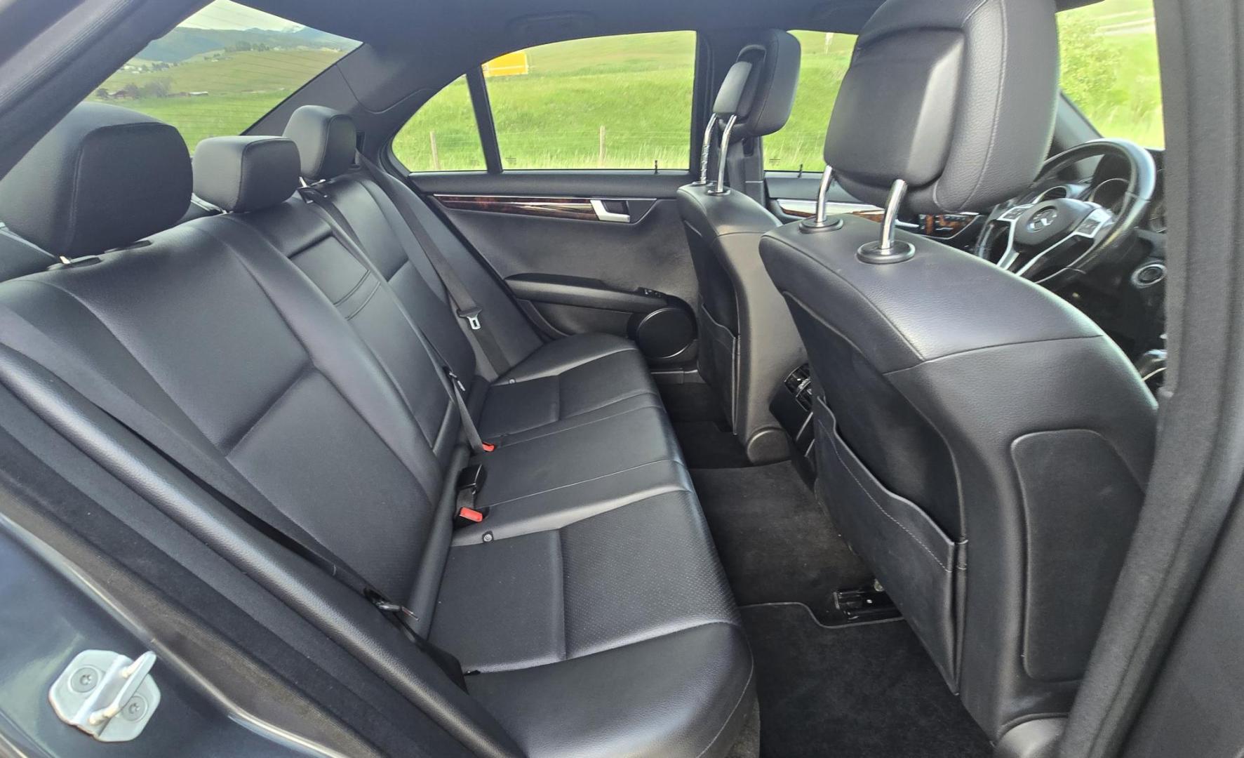 2013 Grey /Black Mercedes-Benz C-Class C300 4MATIC Sport Sedan (WDDGF8AB0DR) with an 3.0L V6 DOHC 24V engine, 7-Speed Automatic transmission, located at 450 N Russell, Missoula, MT, 59801, (406) 543-6600, 46.874496, -114.017433 - Elegant yet Economical. Classy AWD Mercedes with a zippy 3.5L V6 Engine. 7 Speed Automatic Transmission. Power Sunroof. Leather Heated Seats. Navigation. Air. Cruise. Tilt. Power Windows and Locks. AM FM CD Stereo. Bluetooth Audio and Phone Connection. Clean Title and Carfax. We Finance through - Photo#9