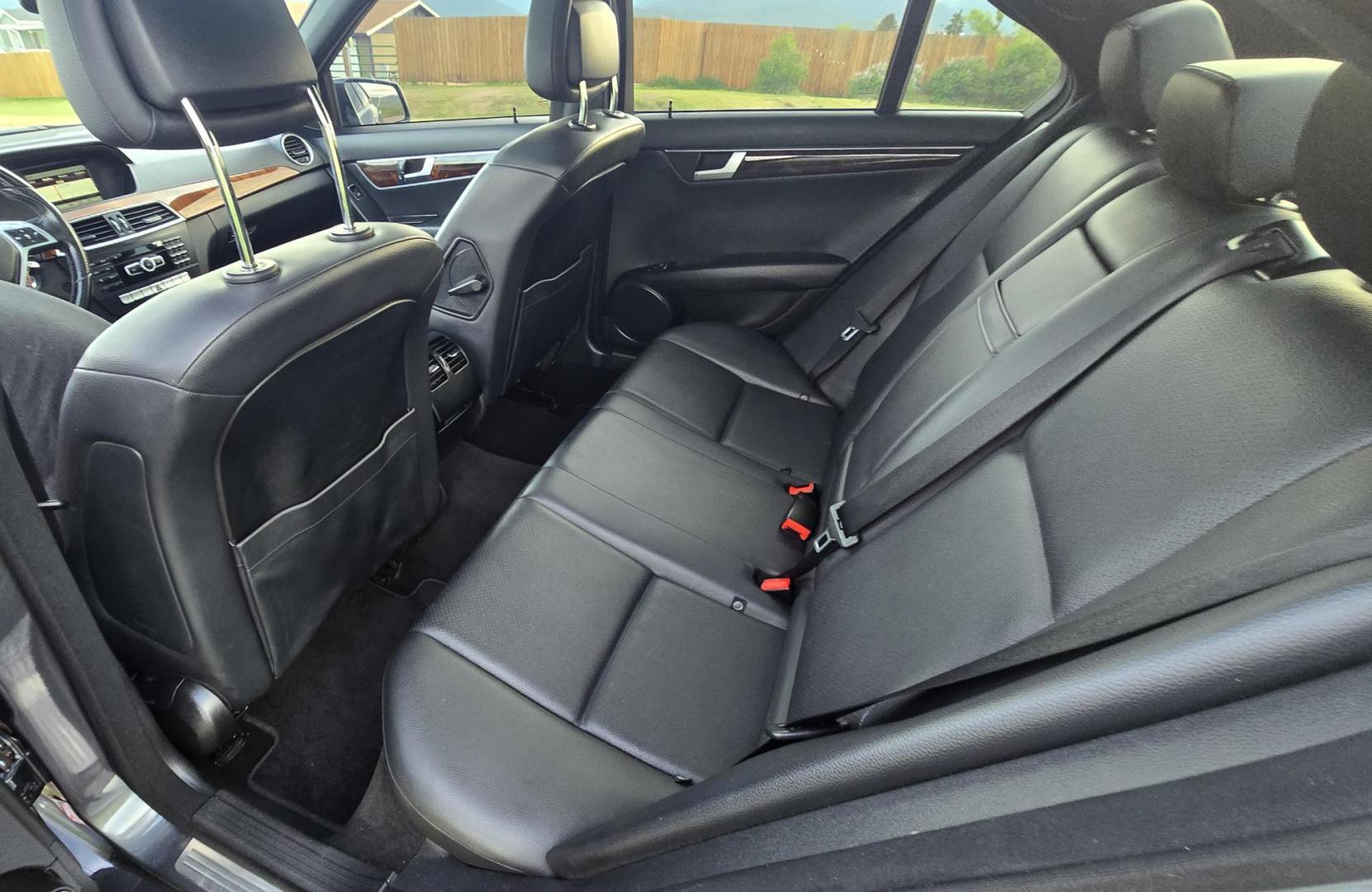 2013 Grey /Black Mercedes-Benz C-Class C300 4MATIC Sport Sedan (WDDGF8AB0DR) with an 3.0L V6 DOHC 24V engine, 7-Speed Automatic transmission, located at 450 N Russell, Missoula, MT, 59801, (406) 543-6600, 46.874496, -114.017433 - Elegant yet Economical. Classy AWD Mercedes with a zippy 3.5L V6 Engine. 7 Speed Automatic Transmission. Power Sunroof. Leather Heated Seats. Navigation. Air. Cruise. Tilt. Power Windows and Locks. AM FM CD Stereo. Bluetooth Audio and Phone Connection. Clean Title and Carfax. We Finance through - Photo#12
