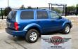 2005 Blue /Gray Dodge Durango Adventurer Model 2WD (1D4HD48D95F) with an 5.7L V8 OHV 16V engine, 5-Speed Automatic Overdrive transmission, located at 450 N Russell, Missoula, MT, 59801, (406) 543-6600, 46.874496, -114.017433 - Yup, It's got a Hemi! Roomy Rear Wheel Drive SUV with 3rd Row Seating. Air Conditioning was just serviced. Cruise Control. Power Windows and Locks. AM FM CD Player. Like New BF Goodrich Tires. Does have a small blemish on the left rear quarter panel. Clean Title and Carfax. Because of the age, ou - Photo#1