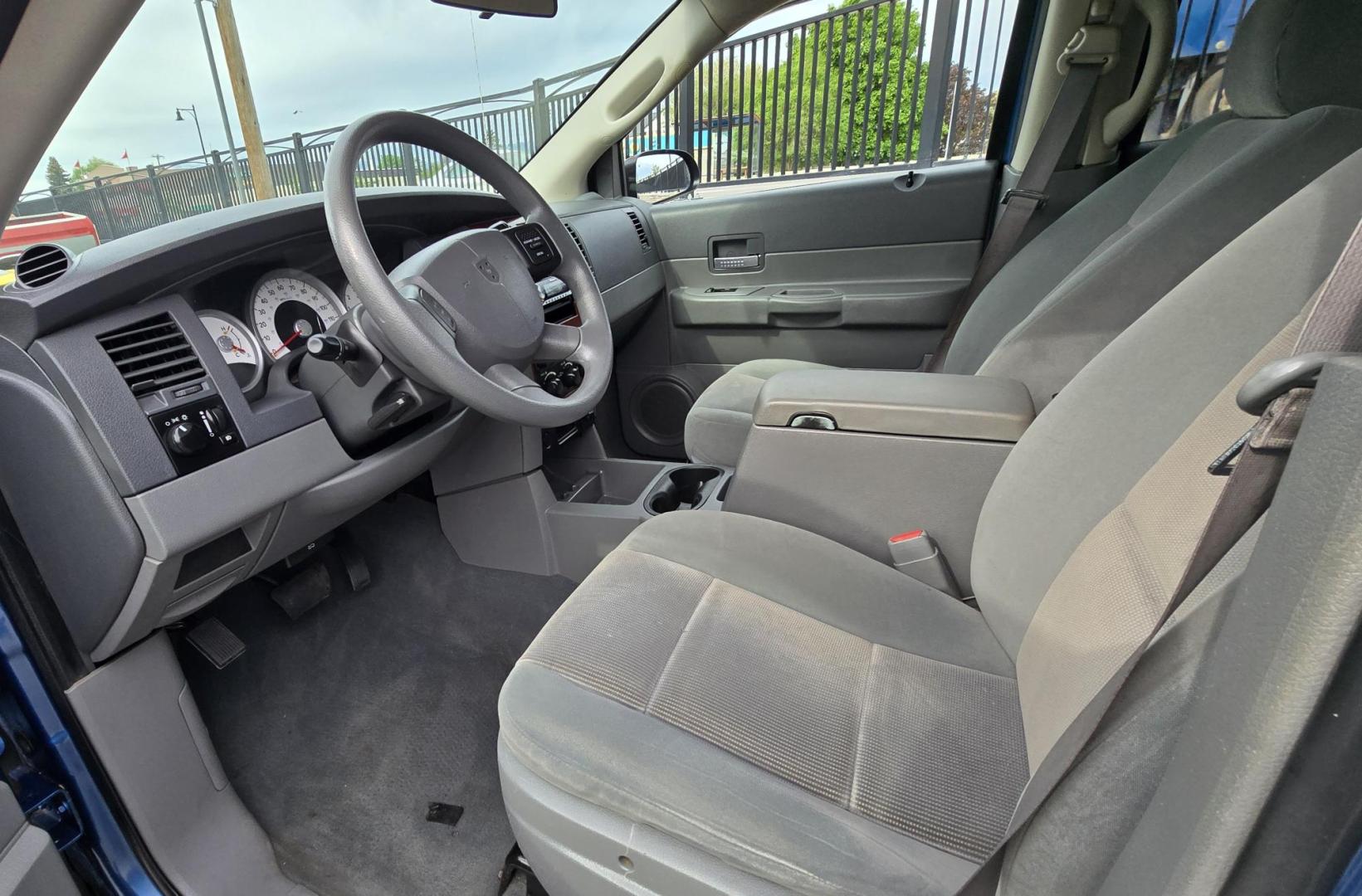 2005 Blue /Gray Dodge Durango Adventurer Model 2WD (1D4HD48D95F) with an 5.7L V8 OHV 16V engine, 5-Speed Automatic Overdrive transmission, located at 450 N Russell, Missoula, MT, 59801, (406) 543-6600, 46.874496, -114.017433 - Yup, It's got a Hemi! Roomy Rear Wheel Drive SUV with 3rd Row Seating. Air Conditioning was just serviced. Cruise Control. Power Windows and Locks. AM FM CD Player. Like New BF Goodrich Tires. Does have a small blemish on the left rear quarter panel. Clean Title and Carfax. Because of the age, ou - Photo#15