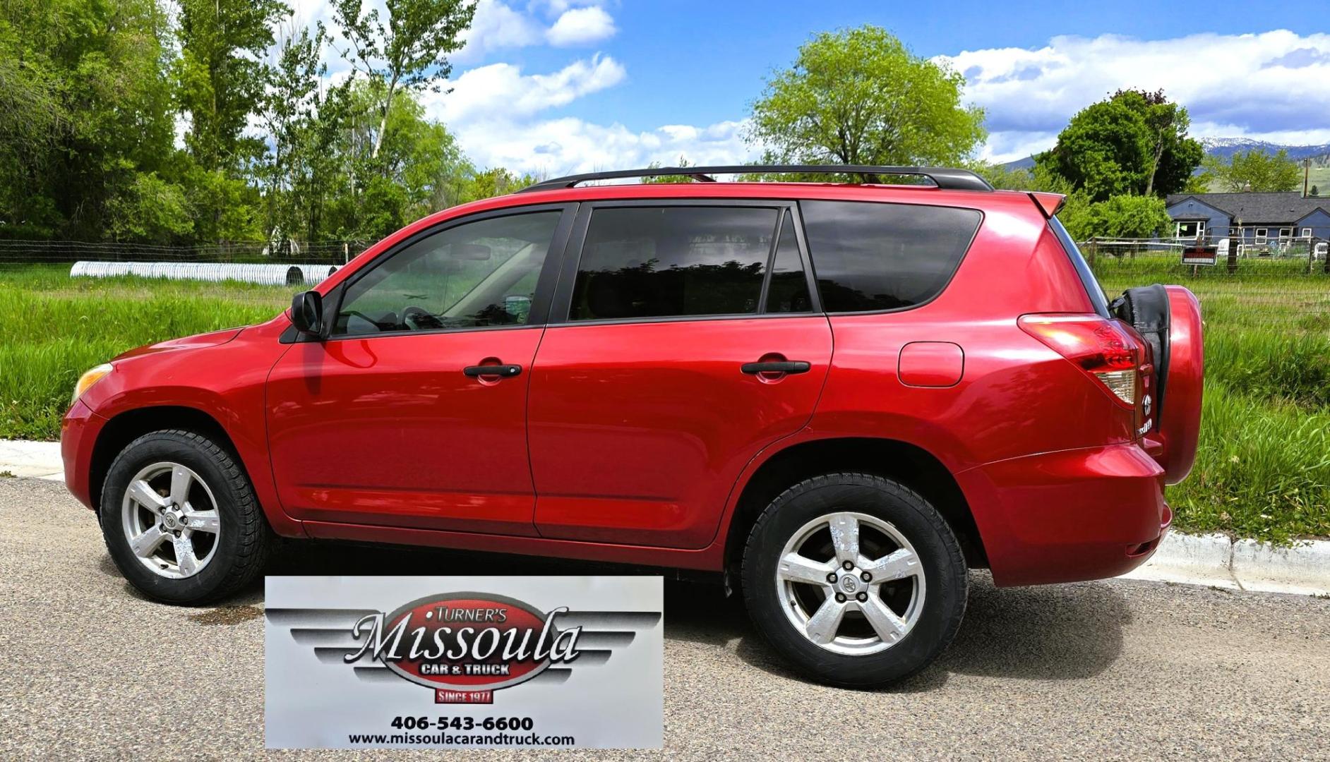 2007 Red /Tan Toyota RAV4 Base I4 4WD (JTMBD33V075) with an 2.4L L4 DOHC 16V engine, 4-Speed Automatic transmission, located at 450 N Russell, Missoula, MT, 59801, (406) 543-6600, 46.874496, -114.017433 - Reliable Toyota AWD. 2.4L I4 Engine. Automatic Transmission. Freezing Cold Air Conditioning. Cruise Control. Tilt Steering. AM FM CD Player. Power Windows and Locks. Has a Clean Title and Carfax. We Finance through local Credit Unions. We do NOT offer In House (Buy Here Pay Here) Financing. - Photo#5