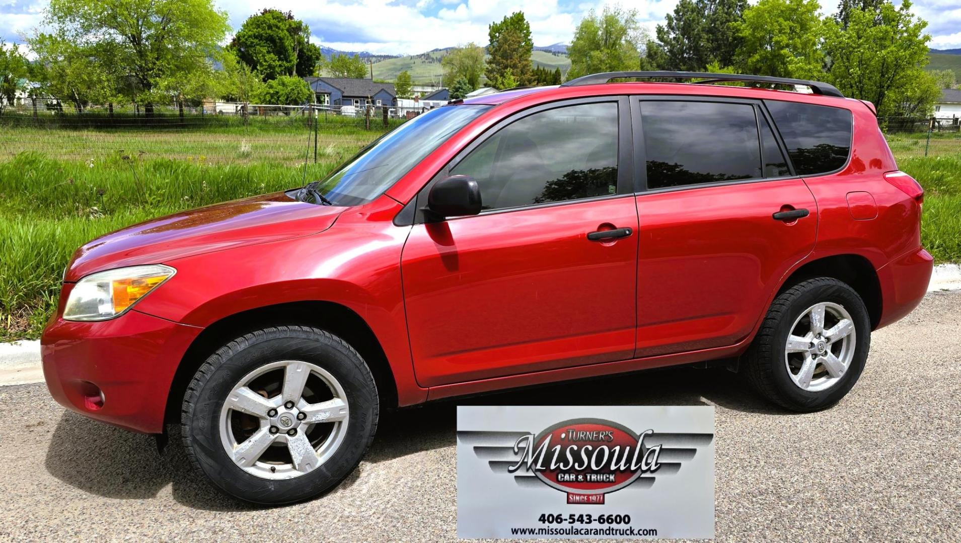 2007 Red /Tan Toyota RAV4 Base I4 4WD (JTMBD33V075) with an 2.4L L4 DOHC 16V engine, 4-Speed Automatic transmission, located at 450 N Russell, Missoula, MT, 59801, (406) 543-6600, 46.874496, -114.017433 - Reliable Toyota AWD. 2.4L I4 Engine. Automatic Transmission. Freezing Cold Air Conditioning. Cruise Control. Tilt Steering. AM FM CD Player. Power Windows and Locks. Has a Clean Title and Carfax. We Finance through local Credit Unions. We do NOT offer In House (Buy Here Pay Here) Financing. - Photo#7