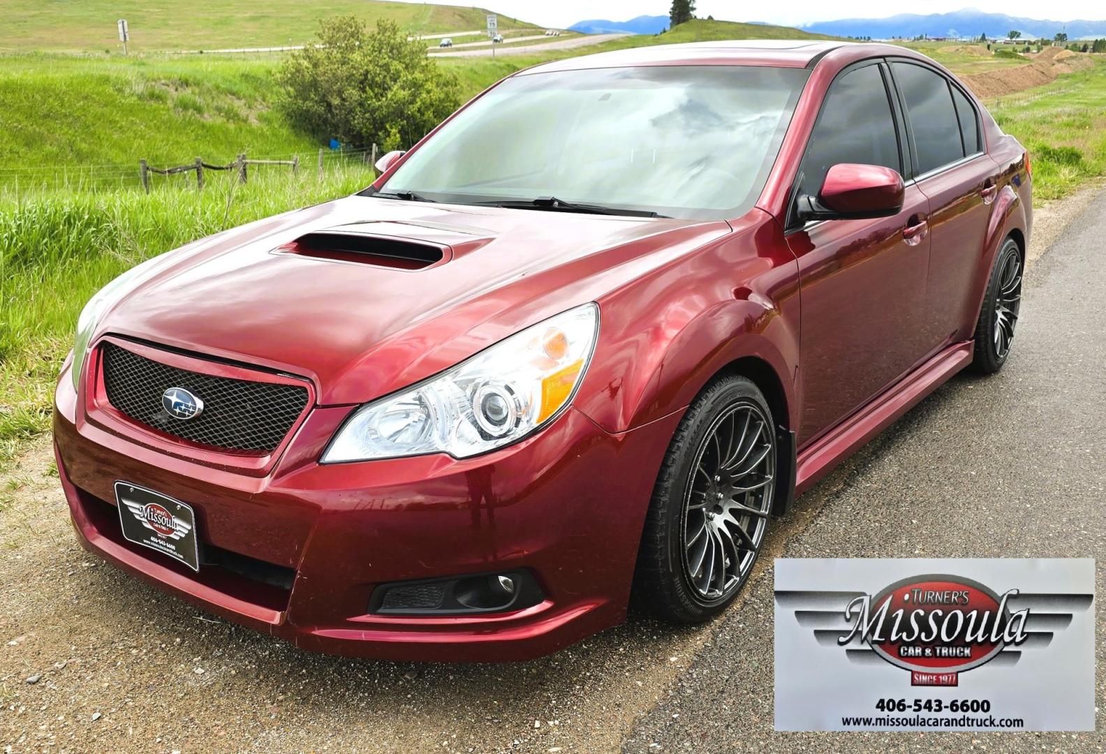 2011 Red /Black Subaru Legacy GT 2.5GT Limited (4S3BMFK6XB1) with an 2.5L H4 DOHC 16V TURBO engine, 6-Speed Manual transmission, located at 450 N Russell, Missoula, MT, 59801, (406) 543-6600, 46.874496, -114.017433 - Beautiful Metallic Red Subaru AWD. Zippy 2.5L Turbo Engine. 6 Speed Manual Transmission. New Performance Clutch. Black Leather Interior. Heated Front Seats. Air. Cruise. Tilt. AM CD CD Changer. Bluetooth Phone Connection. Power Windows and Locks. Power Sunroof. New Timing Belt and Transmission at 73 - Photo#7