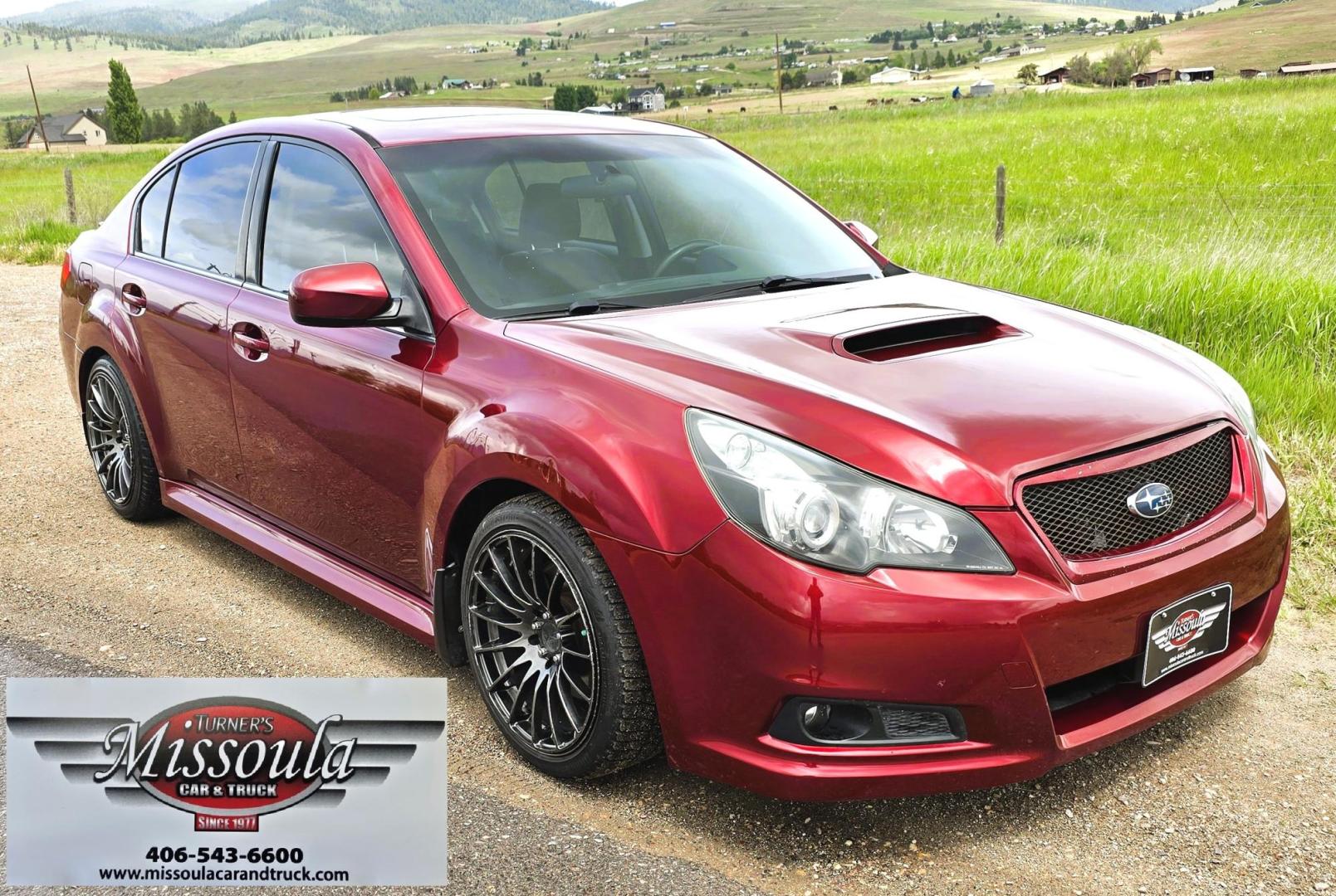 2011 Red /Black Subaru Legacy GT 2.5GT Limited (4S3BMFK6XB1) with an 2.5L H4 DOHC 16V TURBO engine, 6-Speed Manual transmission, located at 450 N Russell, Missoula, MT, 59801, (406) 543-6600, 46.874496, -114.017433 - Beautiful Metallic Red Subaru AWD. Zippy 2.5L Turbo Engine. 6 Speed Manual Transmission. New Performance Clutch. Black Leather Interior. Heated Front Seats. Air. Cruise. Tilt. AM CD CD Changer. Bluetooth Phone Connection. Power Windows and Locks. Power Sunroof. New Timing Belt and Transmission at 73 - Photo#6
