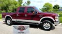 2008 Maroon /White Ford F-350 SD Lariat 4WD (1FTWW31R98E) with an 6.4L V8 OHV 32V TURBO DIESEL engine, Automatic transmission, located at 450 N Russell, Missoula, MT, 59801, (406) 543-6600, 46.874496, -114.017433 - Another Beastly 4WD Truck at Missoula Car and Truck. One Ton Crew Cab. 6.4L Power Stroke Diesel Engine. Automatic Transmission. Power Heated Front Seats. Adjustable Foot Pedals. Power Windows and Locks. Power Rear Window. Running Boards. Goose Neck Ball. Power Extending Side Mirrors. Max Towing Cap - Photo#1