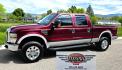2008 Maroon /White Ford F-350 SD Lariat 4WD (1FTWW31R98E) with an 6.4L V8 OHV 32V TURBO DIESEL engine, Automatic transmission, located at 450 N Russell, Missoula, MT, 59801, (406) 543-6600, 46.874496, -114.017433 - Another Beastly 4WD Truck at Missoula Car and Truck. One Ton Crew Cab. 6.4L Power Stroke Diesel Engine. Automatic Transmission. Power Heated Front Seats. Adjustable Foot Pedals. Power Windows and Locks. Power Rear Window. Running Boards. Goose Neck Ball. Power Extending Side Mirrors. Max Towing Cap - Photo#5