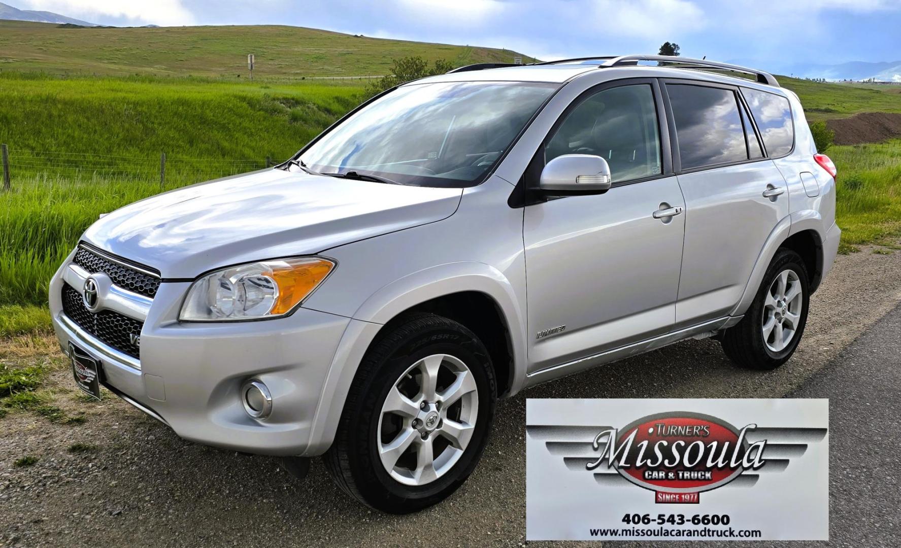 2012 Silver /Gray Toyota RAV4 Limited V6 4WD (2T3DK4DV5CW) with an 3.5L V6 DOHC 24V engine, 5-Speed Automatic transmission, located at 450 N Russell, Missoula, MT, 59801, (406) 543-6600, 46.874496, -114.017433 - Clean 2 Owner AWD Toyota SUV. Reliable 3.5L V6 Engine. Good Miles for a 2012, averaging less the 10K Miles a year. Heated Front Seats. Power Drivers Seat. Air. Cruise. Tilt. Backup Camera. AM FM CD Player. Bluetooth. Power Sunroof. Power Windows and Locks. We Finance through local Credit Unions. - Photo#1