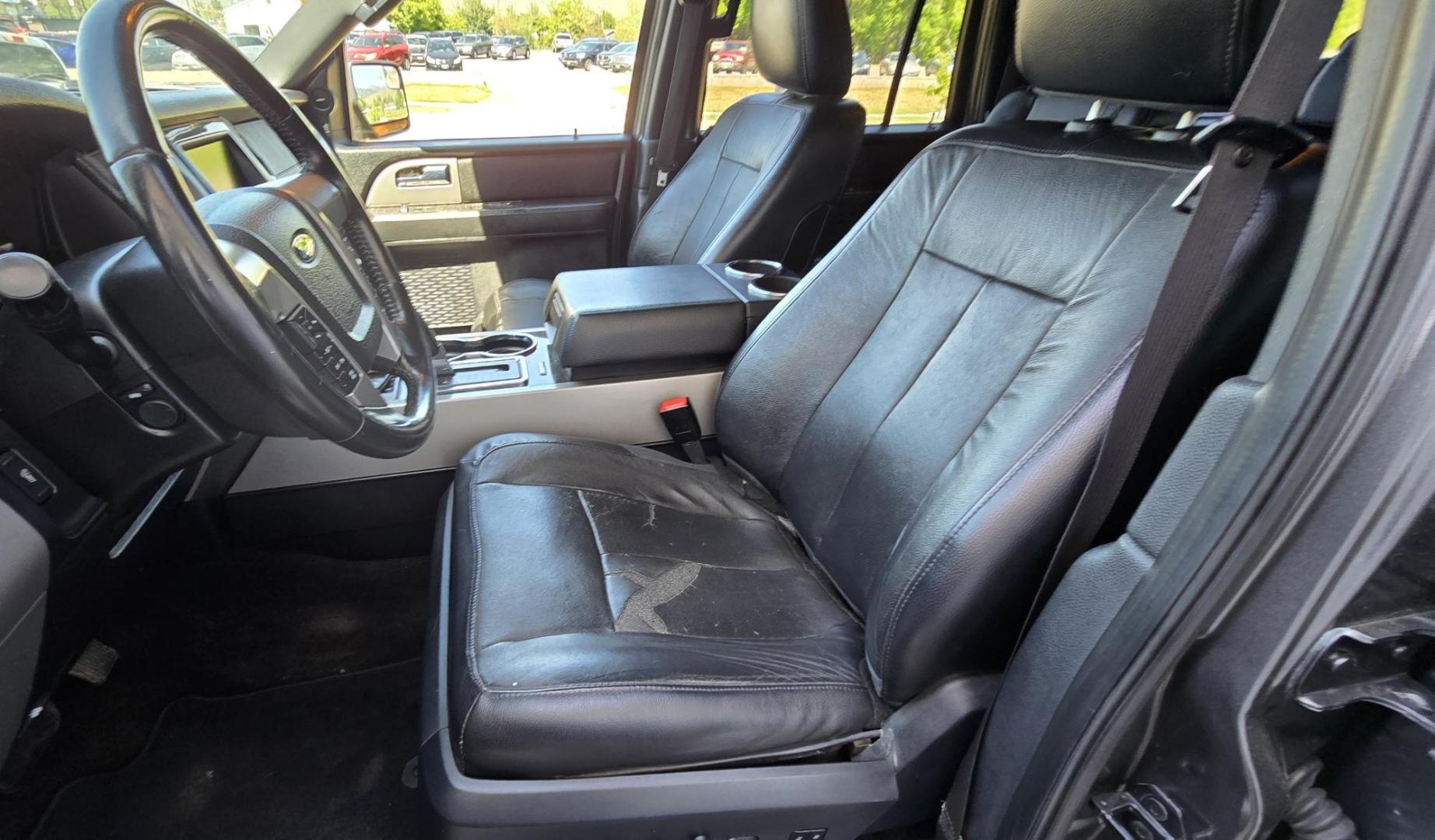 2015 Grey /Black Ford Expedition EL Limited 4WD (1FMJK2AT1FE) with an 3.5L V6 DOHC 24V FFV engine, 6-Speed Automatic transmission, located at 450 N Russell, Missoula, MT, 59801, (406) 543-6600, 46.874496, -114.017433 - This is a Whole Lot of Vehicle for the Money. 3.5L V8 Engine with enough Snort to move in a hurry. 3rd Row Seating. Front Seats are Heated and Cooled. Middle Bucket Seats are also heated. Front and Rear Climate Control. Power Sunroof. AM FM CD Player with Bluetooth. Remote Start. Towing. Built In Tr - Photo#18