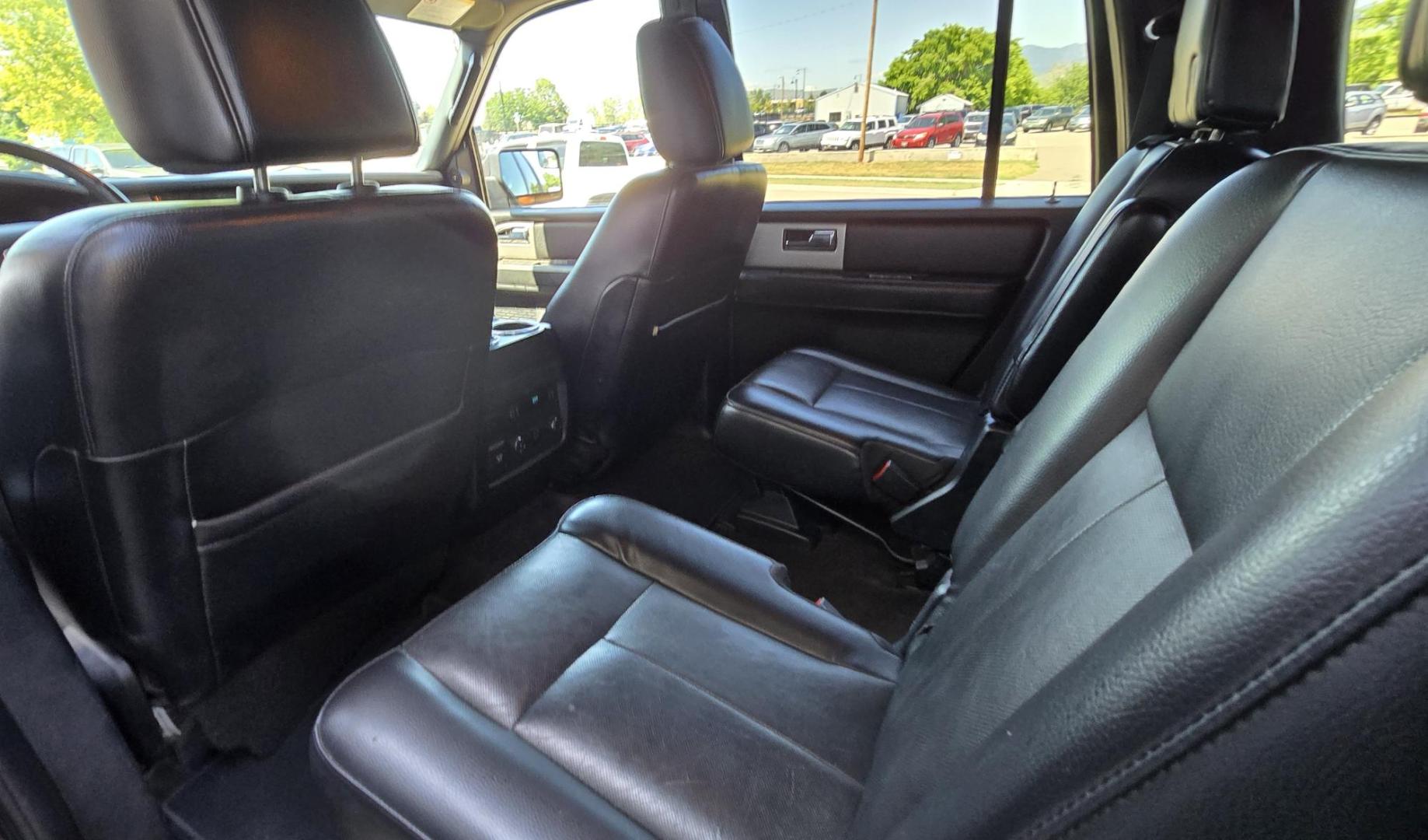 2015 Grey /Black Ford Expedition EL Limited 4WD (1FMJK2AT1FE) with an 3.5L V6 DOHC 24V FFV engine, 6-Speed Automatic transmission, located at 450 N Russell, Missoula, MT, 59801, (406) 543-6600, 46.874496, -114.017433 - This is a Whole Lot of Vehicle for the Money. 3.5L V8 Engine with enough Snort to move in a hurry. 3rd Row Seating. Front Seats are Heated and Cooled. Middle Bucket Seats are also heated. Front and Rear Climate Control. Power Sunroof. AM FM CD Player with Bluetooth. Remote Start. Towing. Built In Tr - Photo#19