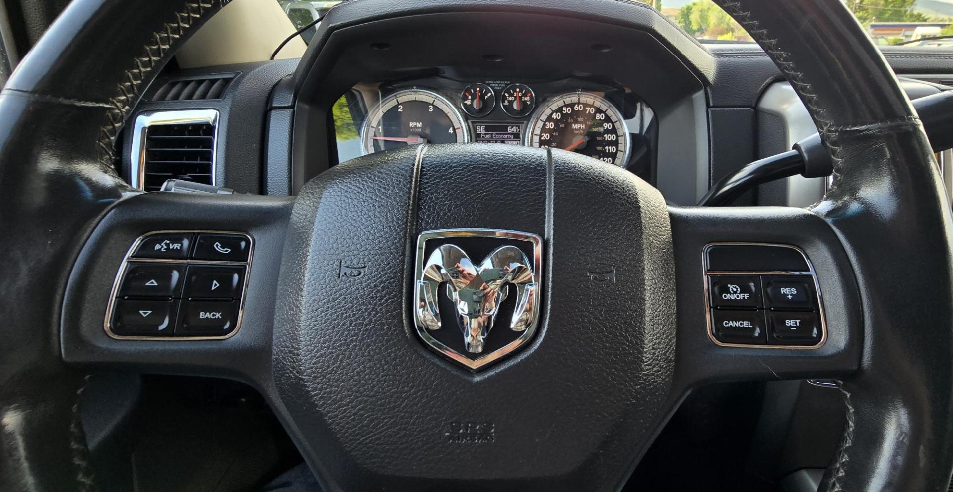 2012 White /Black Dodge Ram 3500 Laramie Longhorn Edition Mega Cab 4WD (3C63D3NL9CG) with an 6.7L L6 OHV 24V TURBO DIESEL engine, 6-Speed Automatic transmission, located at 450 N Russell, Missoula, MT, 59801, (406) 543-6600, 46.874496, -114.017433 - Another Beast of a Truck with Many Upgrades. 6.7L Cummins Diesel Engine. 6 Speed Automatic Transmission. 4WD. Front and Rear Heated Seats. Power Memory Front Seats, Cooled Front Seats. Heated Steering Wheel. AM FM CD Player. Bluetooth Audio and Phones. Front and Rear Climate Control. Backup Camera. - Photo#9