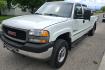 2002 White /Black GMC Sierra 2500HD SL Crew Cab Long Bed 4WD (1GTHK23192F) with an 6.6L V8 OHV 32V TURBO DIESEL engine, Automatic transmission, located at 450 N Russell, Missoula, MT, 59801, (406) 543-6600, 46.874496, -114.017433 - Discount Special. PLEASE READ! Strong running 6.6L Duramax Diesel V8 Engine. Automatic Transmission. Long Bed. 4WD. Transmission works fine as does the Four Wheel Drive. Has good Tires. AM FM Stereo. Power Windows and Locks. Does need some work, but the price reflects that. Has a power steering lea - Photo#3