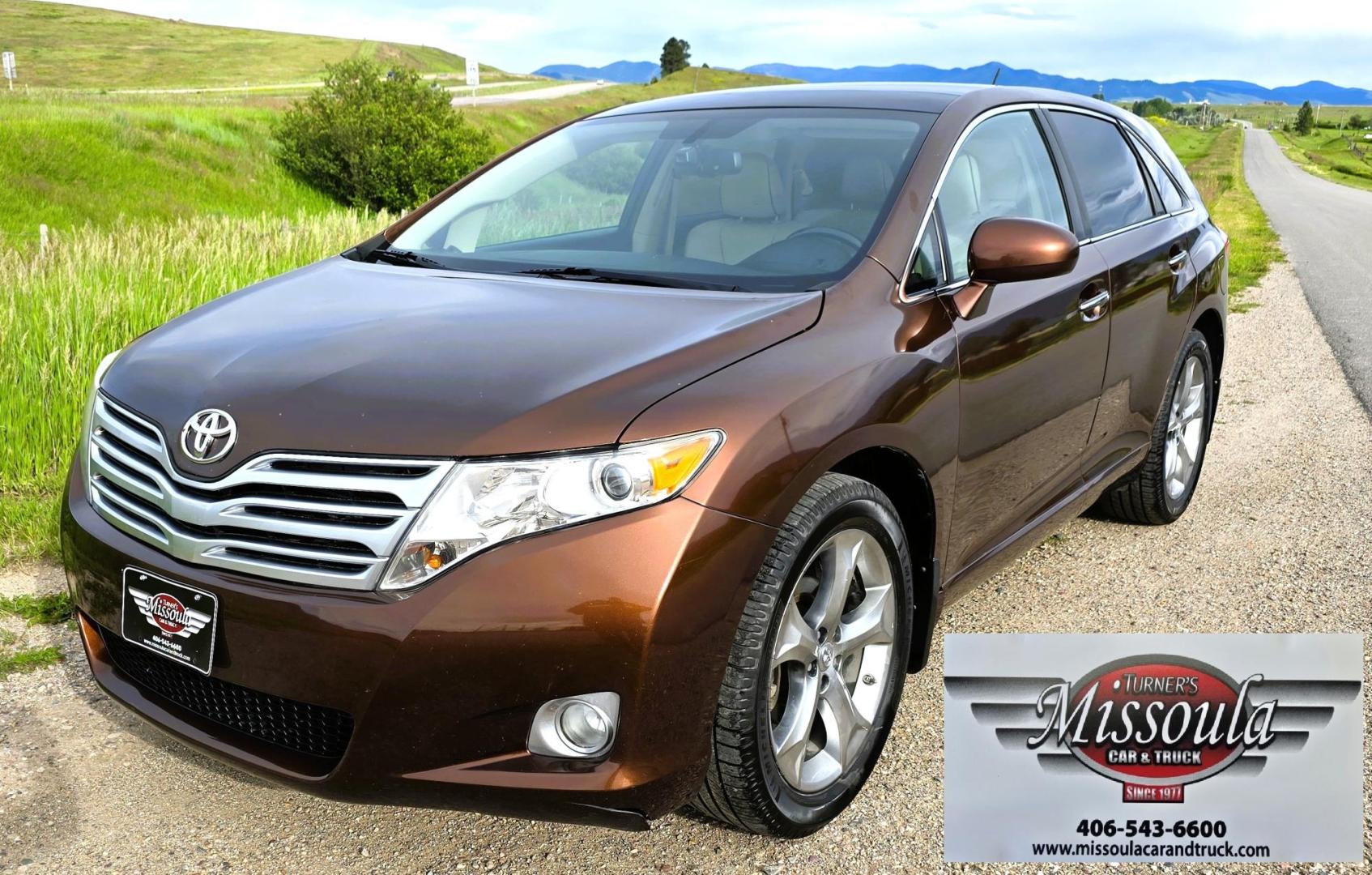 2011 Brown /White Toyota Venza AWD V6 (4T3BK3BB5BU) with an 3.5L V6 DOHC 24V engine, 6-Speed Automatic transmission, located at 450 N Russell, Missoula, MT, 59801, (406) 543-6600, 46.874496, -114.017433 - Beautiful Brown AWD Toyota SUV. Reliable 3.5L V6 Engine. 6 Speed Automatic Transmission. Nice Leather Interior. Heated Front Seats. Panoramic Sun Roof. Multi-Zone Climate Control. Air Conditioning. Cruise Control Tilt Wheel. Power Windows and Locks. AM FM SAT CD Player. Navigation. Bluetooth Audio - Photo#4