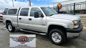 2005 Pewter /Gray Chevrolet Silverado 2500HD LT Crew Cab 4WD (1GCHK23265F) with an 6.6L V8 OHV 32V TURBO DIESEL engine, Automatic transmission, located at 450 N Russell, Missoula, MT, 59801, (406) 543-6600, 46.874496, -114.017433 - Strong Running 3/4 Ton Chevy with 6.6L V8 Duramax Diesel. Allison Automatic Transmission. Matching Topper. Heated Power Front Seats. Power Windows and Locks. Air. Cruise. Tilt. AM FM CD Player. Truck has a couple dents and a little rust and the price reflects that. Because of the age, our lender - Photo#4