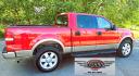 2006 Red /Tan Ford F-150 Lariat SuperCrew (1FTPW14536F) with an 5.4L V6 SOHC 16V engine, 4-Speed Automatic Overdrive transmission, located at 450 N Russell, Missoula, MT, 59801, (406) 543-6600, 46.874496, -114.017433 - Yes it's a lot of miles but it runs great! Reliable 5.4L V8 Engine. Automatic Transmission. 4WD. Power Heated Front Seats. AM FM CD Player. Power Windows and Locks. Air. Cruise. Tilt. Rear Entertainment. Running Boards. The hood and right front fender have some severe scratches from what appears to - Photo#1