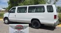 2001 White /Gray Ford Econoline E-350 Extended (1FBSS31L01H) with an 5.4L V8 SOHC 16V engine, 4-Speed Automatic Overdrive transmission, located at 450 N Russell, Missoula, MT, 59801, (406) 543-6600, 46.874496, -114.017433 - Extended Length One Ton Passenger Van that seats 14. 5.4L V8 Engine. Automatic Transmission. Rear Wheel Drive. Air Conditioning. Cruise Control. AM FM Cassette Player. Runs Great. Set up for towing. This vehicle was in a MINOR accident in 2021 and because the damage was more than the cost to repair - Photo#1