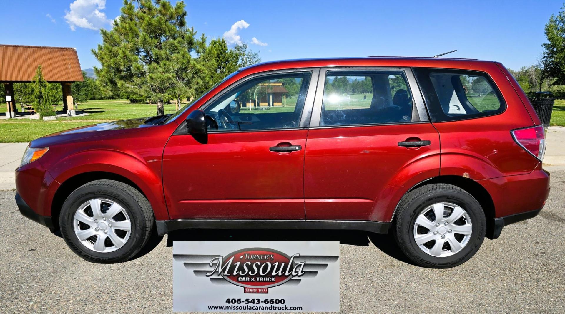 2009 Red /Black Subaru Forester 2.5X (JF2SH61609H) with an 2.5L H4 SOHC 16V engine, 4-Speed Automatic Overdrive transmission, located at 450 N Russell, Missoula, MT, 59801, (406) 543-6600, 46.874496, -114.017433 - Two Owner, Go Almost Anywhere AWD Subaru Forester. 2.5L H4 Engine. Automatic Transmission. Air Conditioning. Power Windows and Locks. Cruise Control. Tilt Steering. AM FM CD Player. Clean Title and Carfax. Head Gaskets were replaced at 92K Miles. We Finance through local Credit Unions. We do NOT - Photo#2