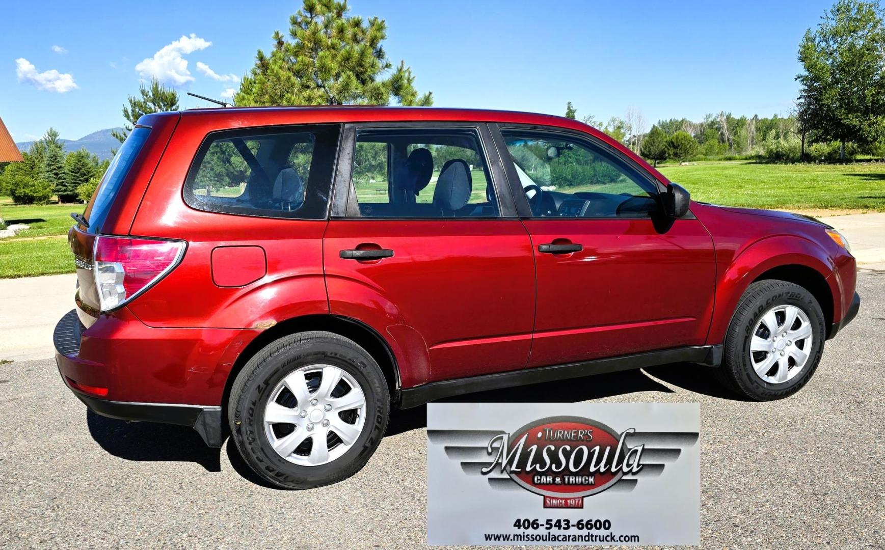 2009 Red /Black Subaru Forester 2.5X (JF2SH61609H) with an 2.5L H4 SOHC 16V engine, 4-Speed Automatic Overdrive transmission, located at 450 N Russell, Missoula, MT, 59801, (406) 543-6600, 46.874496, -114.017433 - Two Owner, Go Almost Anywhere AWD Subaru Forester. 2.5L H4 Engine. Automatic Transmission. Air Conditioning. Power Windows and Locks. Cruise Control. Tilt Steering. AM FM CD Player. Clean Title and Carfax. Head Gaskets were replaced at 92K Miles. We Finance through local Credit Unions. We do NOT - Photo#5