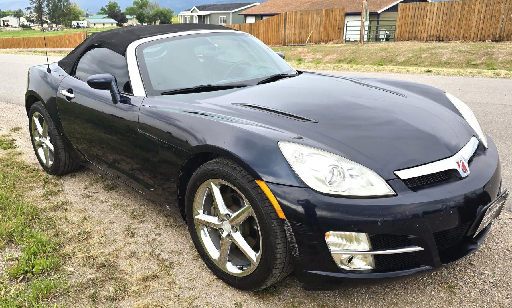 2007 Blue /Black Saturn Sky Convertible (1G8MB35B07Y) with an 2.4L L4 DOHC 16V engine, Automatic transmission, located at 450 N Russell, Missoula, MT, 59801, (406) 543-6600, 46.874496, -114.017433 - Photo#10