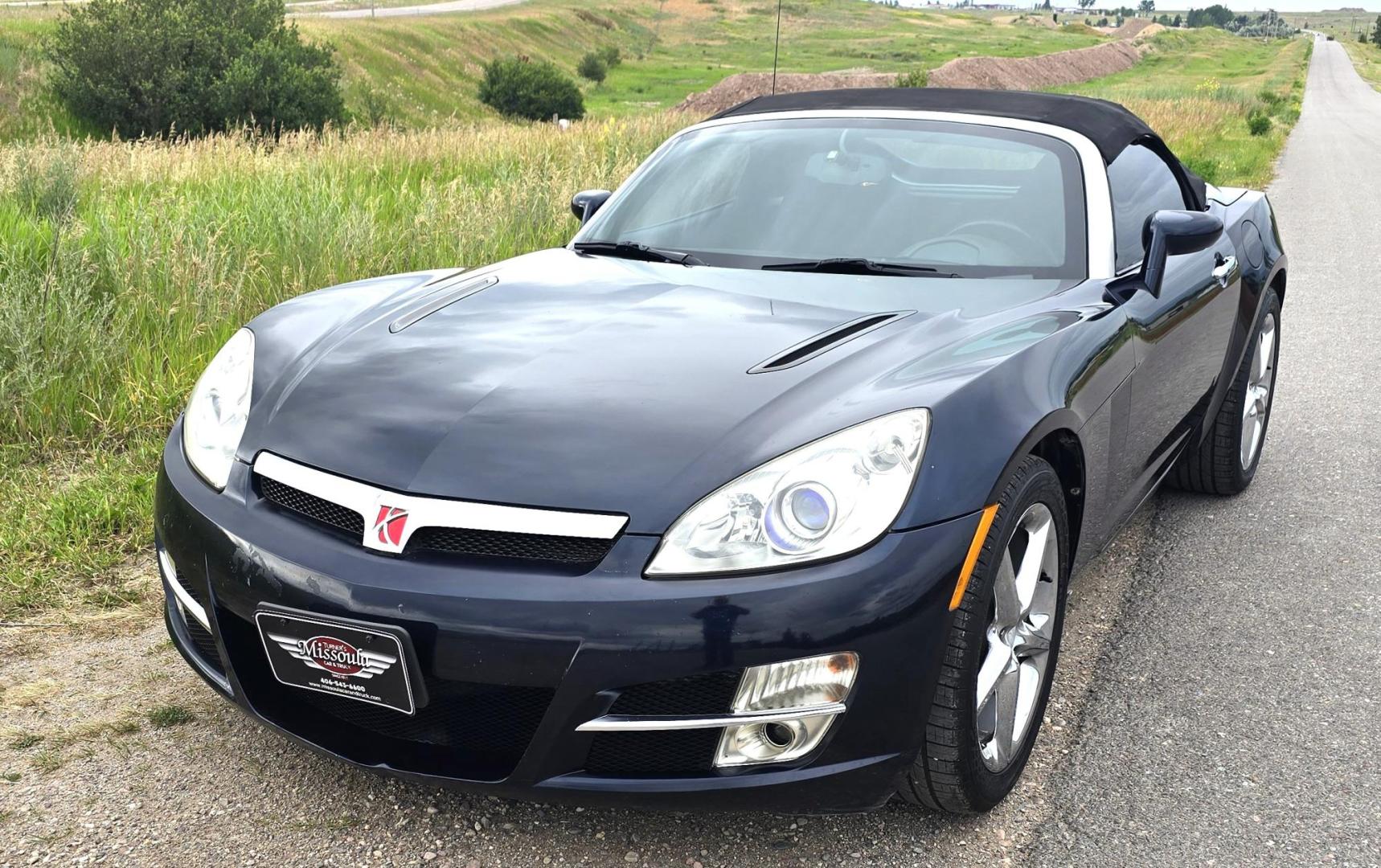 2007 Blue /Black Saturn Sky Convertible (1G8MB35B07Y) with an 2.4L L4 DOHC 16V engine, Automatic transmission, located at 450 N Russell, Missoula, MT, 59801, (406) 543-6600, 46.874496, -114.017433 - Photo#9